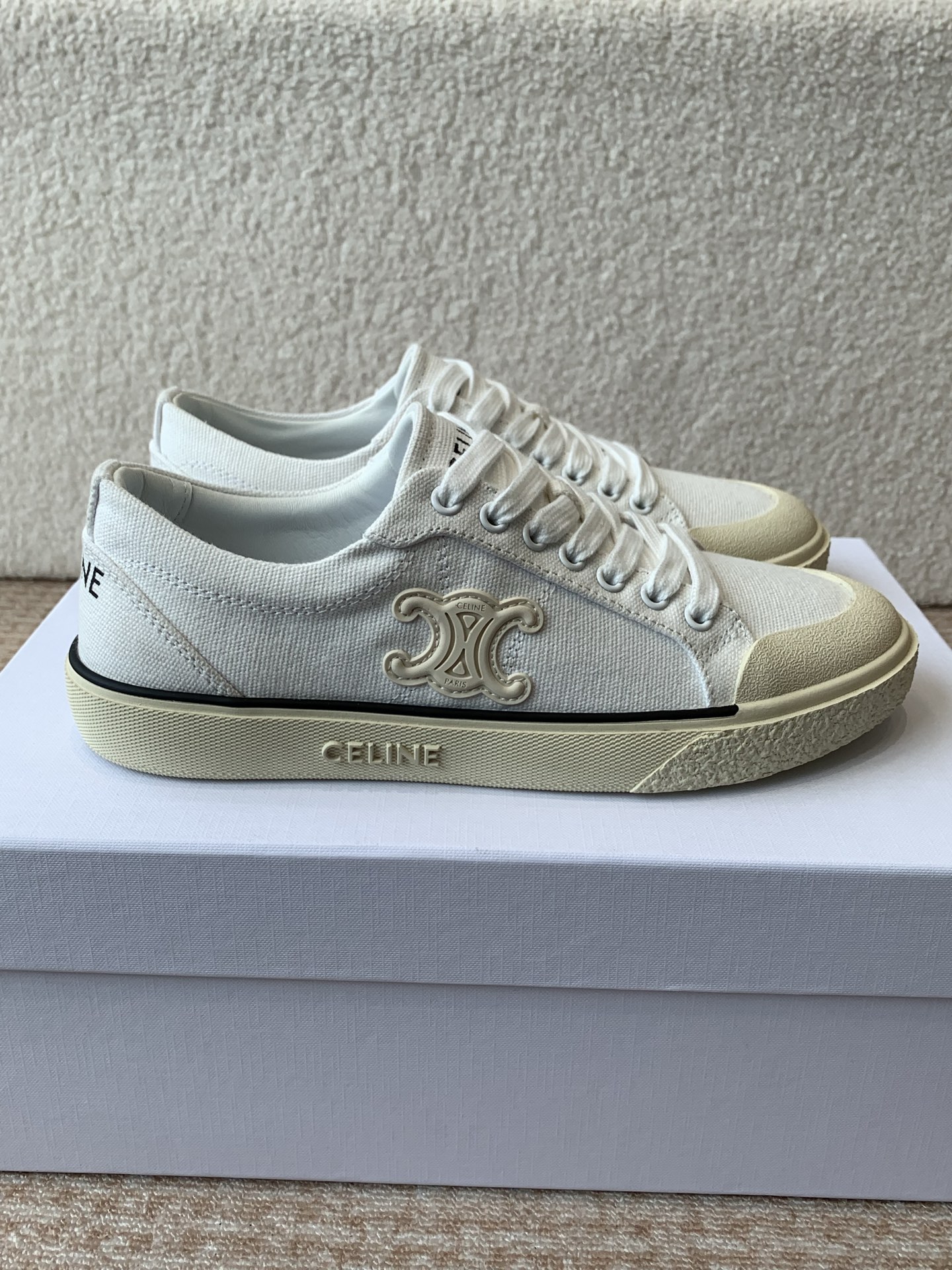 Celine CR-03 Runner Sneakers: Iconic Triomphe Logo, Comfortable Canvas Design 2 i1742283538579 6276 0 1