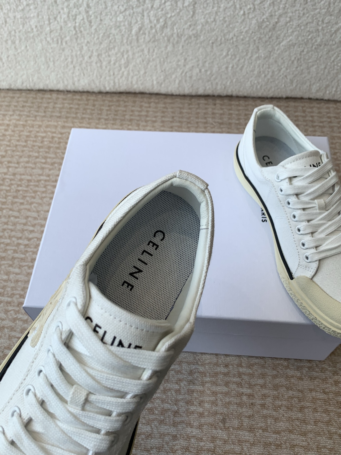 Celine CR-03 Runner Sneakers: Iconic Triomphe Logo, Comfortable Canvas Design 6 i1742283540166 4500 0 4