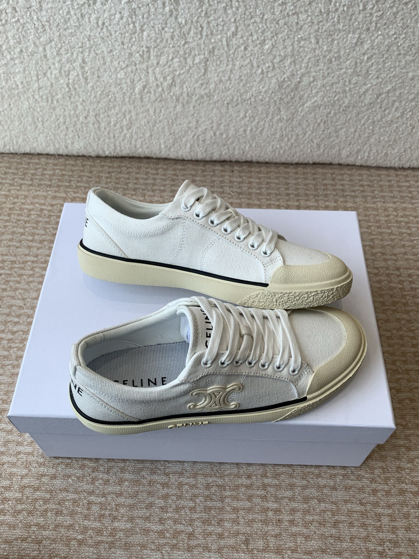 Celine CR-03 Runner Sneakers: Iconic Triomphe Logo, Comfortable Canvas Design 4 i1742283540211 1379 0 2