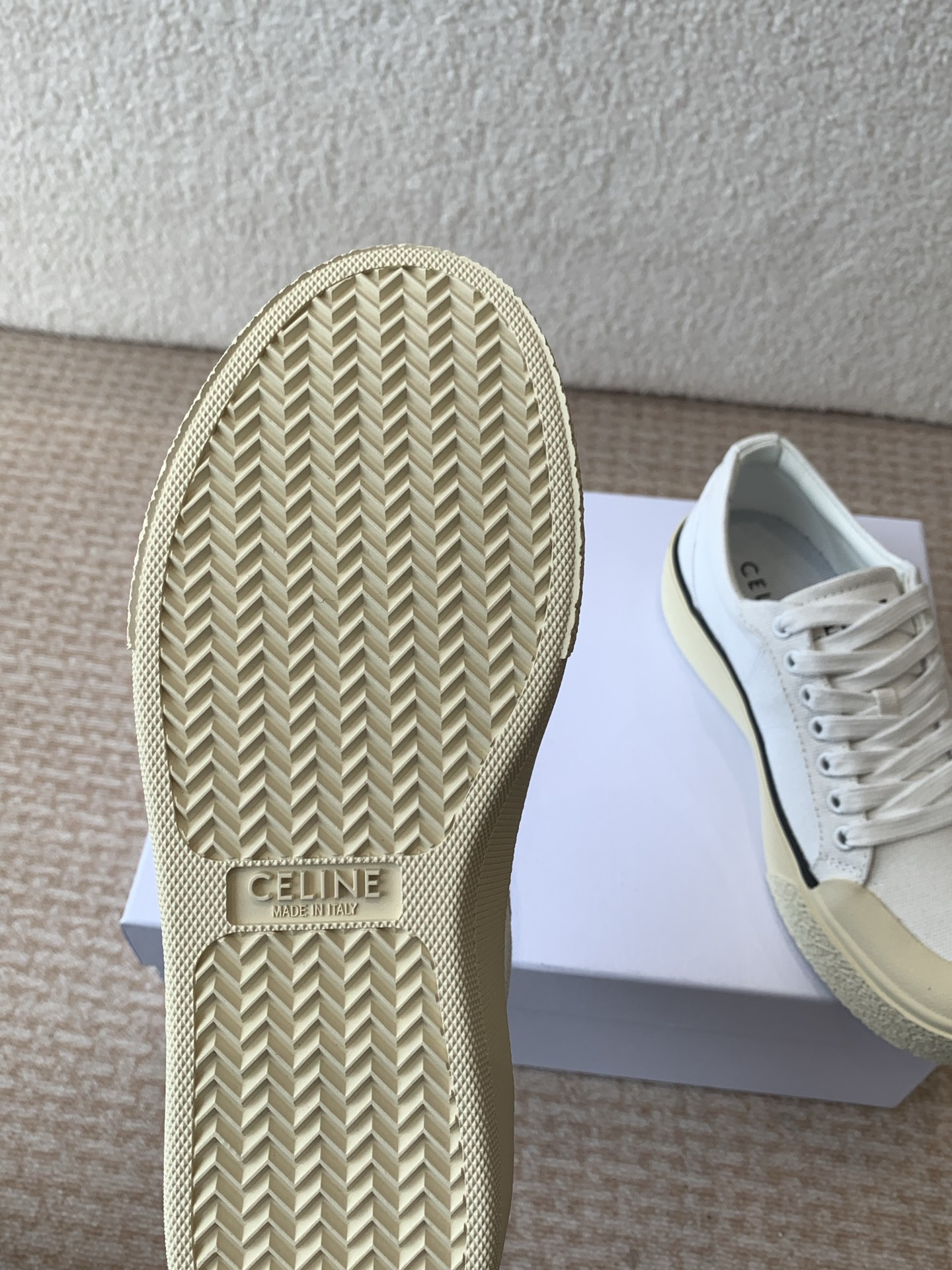 Celine CR-03 Runner Sneakers with Triomphe, Women's Lace-Up Canvas Shoes 10 i1742283603633 9809 0 8