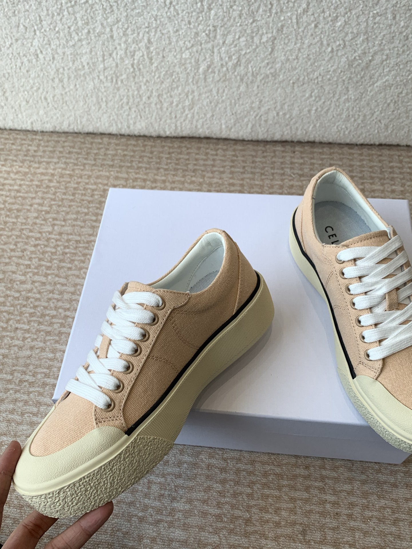 Celine CR-03 Runner Sneakers: Chic Triomphe Logo, Comfortable Canvas 6 i1742283658719 6357 0 4