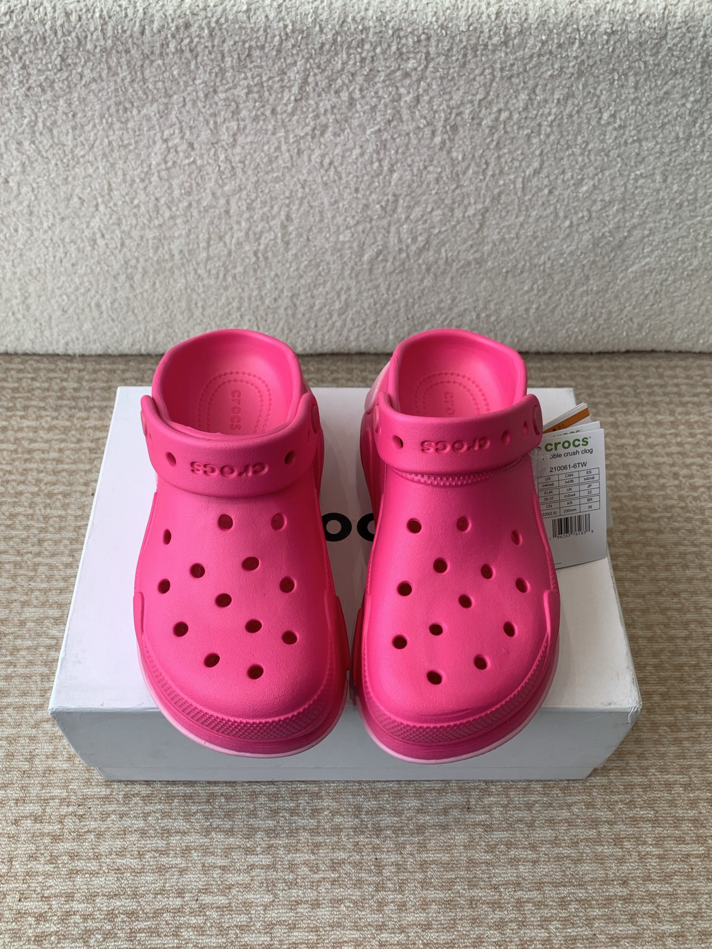 Crocs Classic Mega Crush Clog Sandal, Pink, Beach, Water, and Casual Wear 3 i1742284520441 5760 0 0