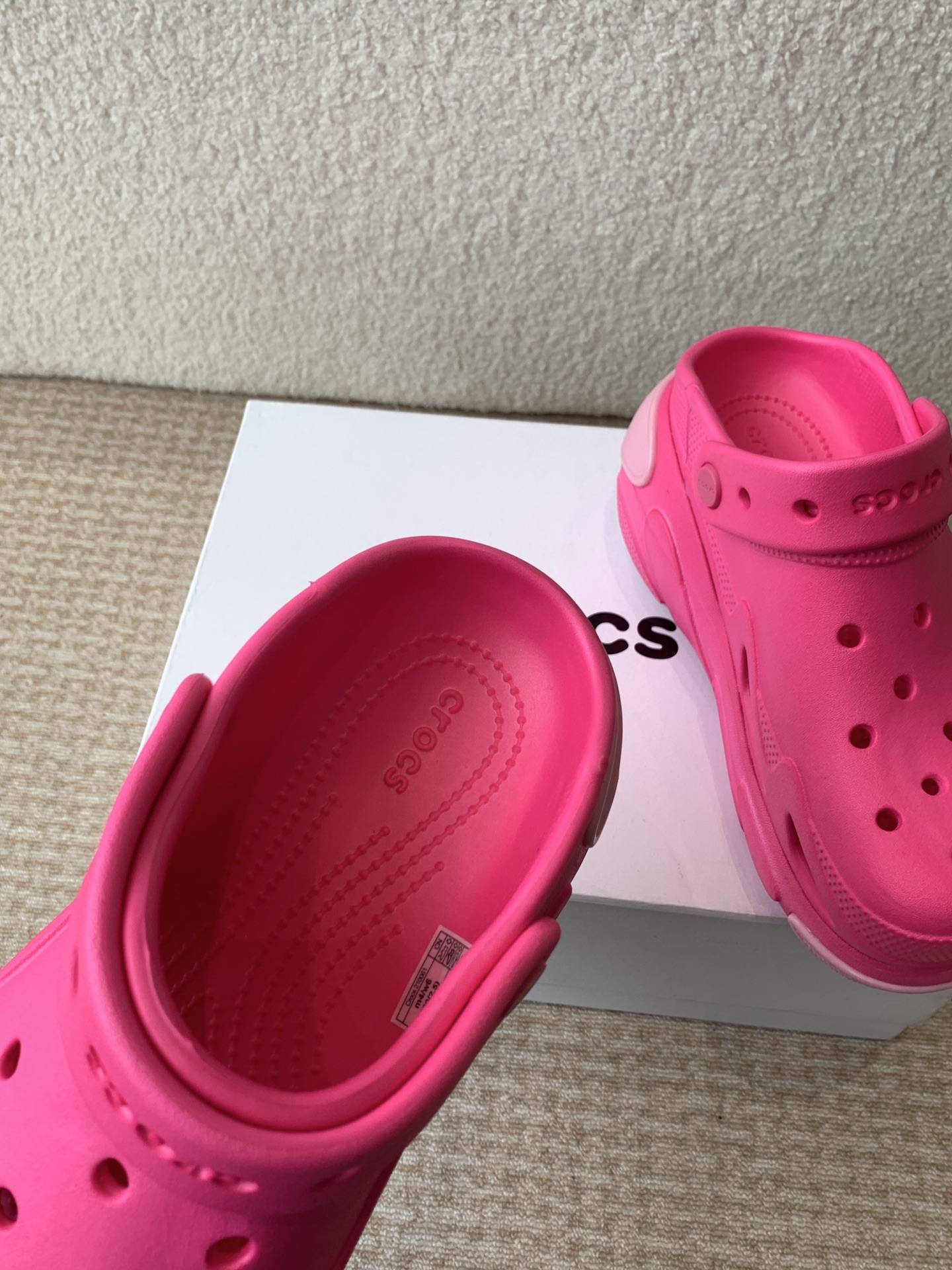 Crocs Classic Mega Crush Clog Sandal, Pink, Beach, Water, and Casual Wear 8 i1742284520508 1649 0 6