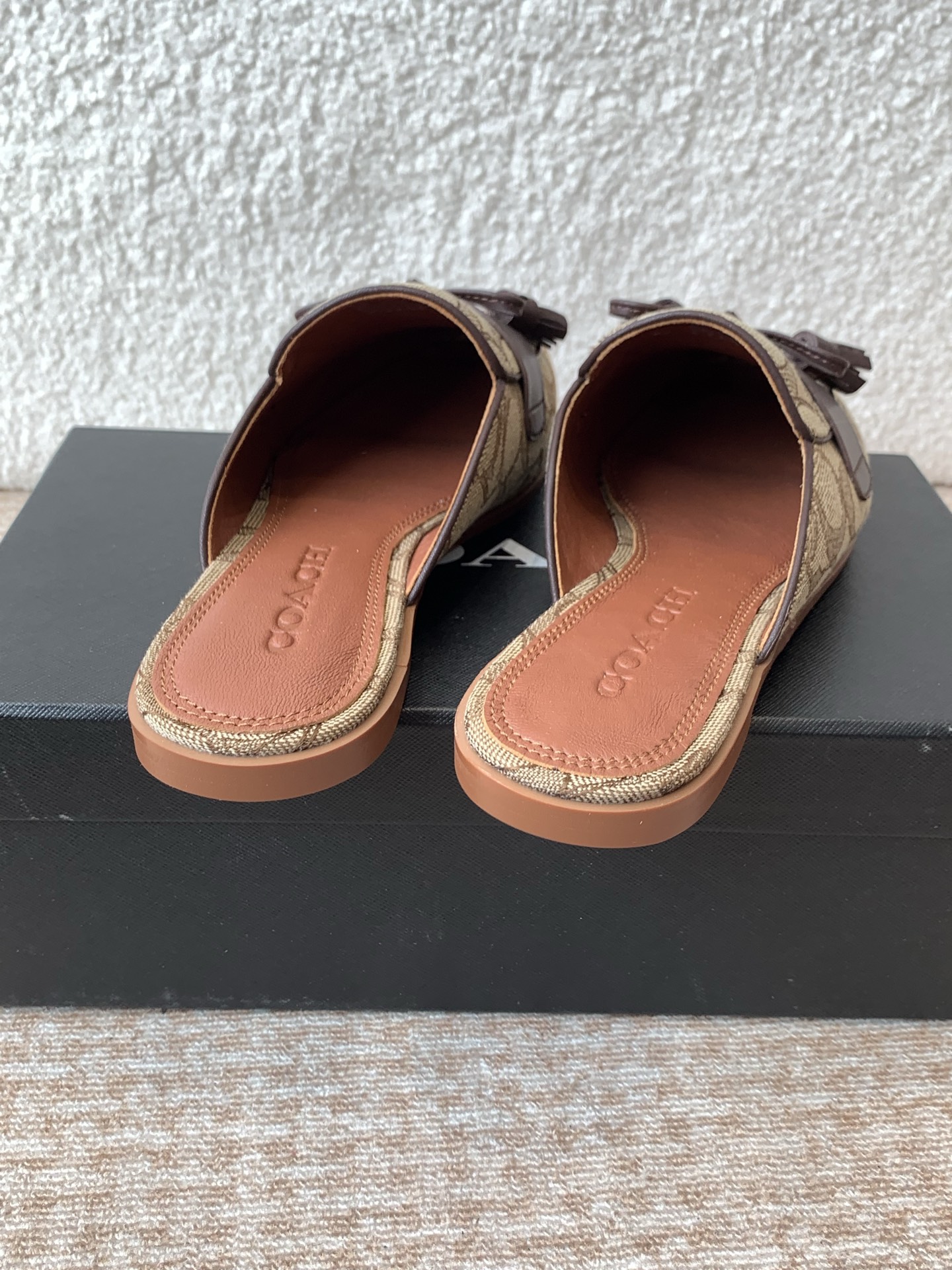 P441COACH/Cycling Müller Slippers: Canvas, Water and Wool, Rubber Base, Size #35-41 - 图片 8