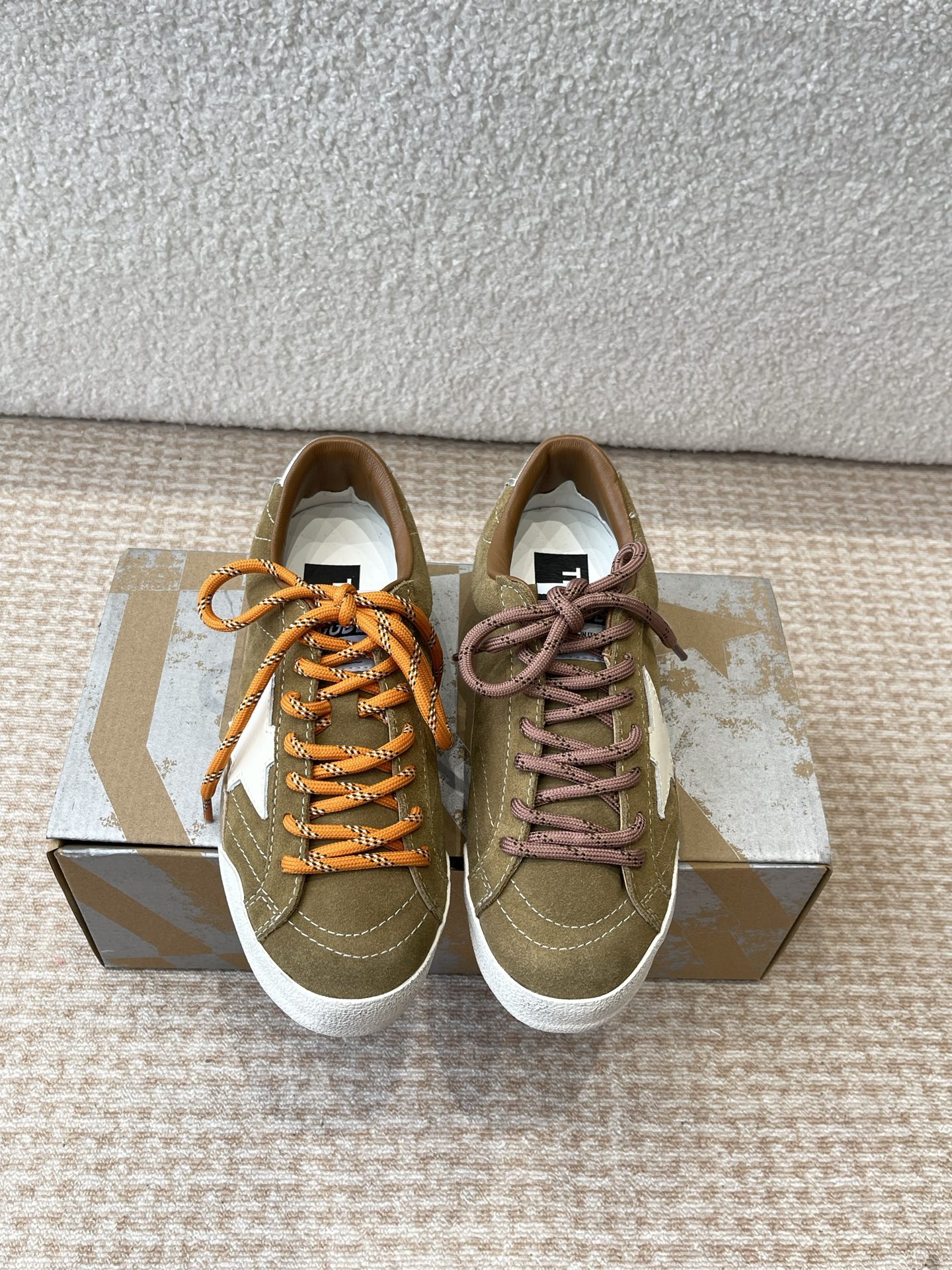 Hombre +10 GGDB ~~ Zapatos de entrenamiento moral modelo pareja Golden Goose 25ss. La mejor versión en toda la red no e…