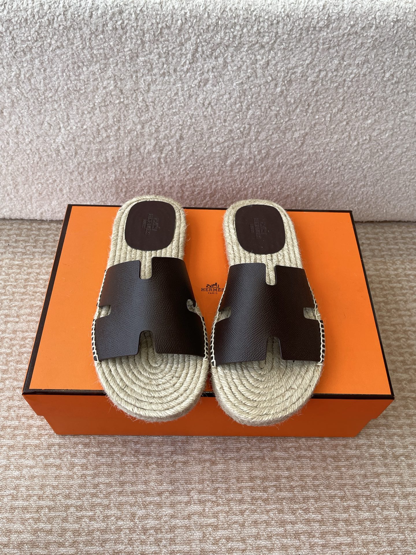 Hermès Hermes 25ss爱马仕春夏 款 男款H拖鞋
