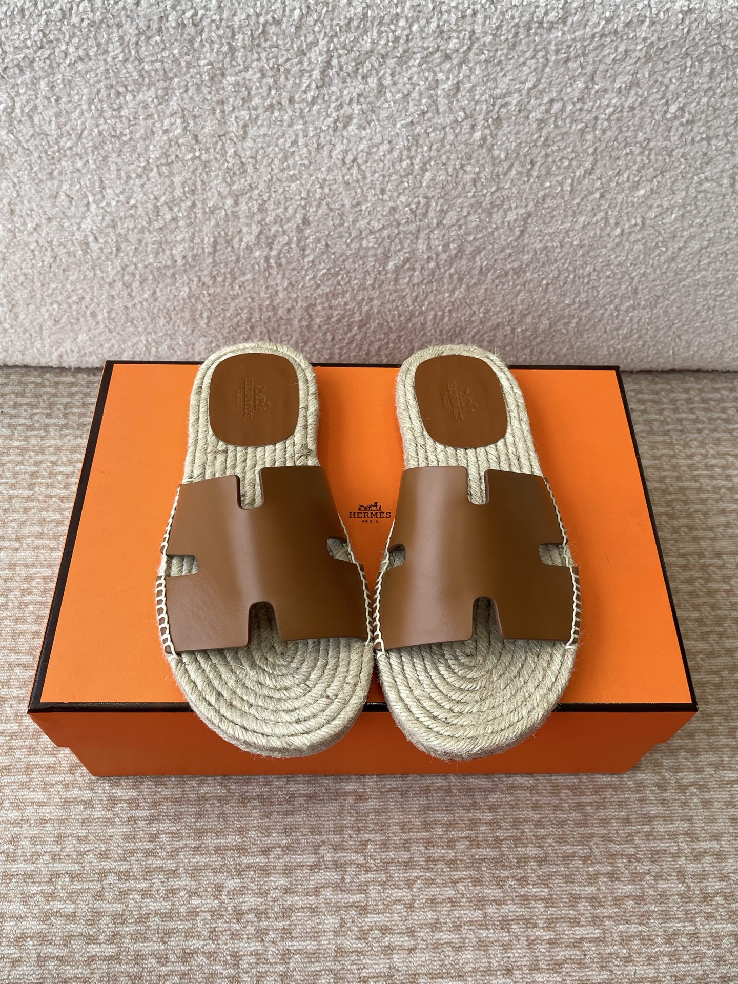 Hermès Hermes 25ss爱马仕春夏 款 男款H拖鞋