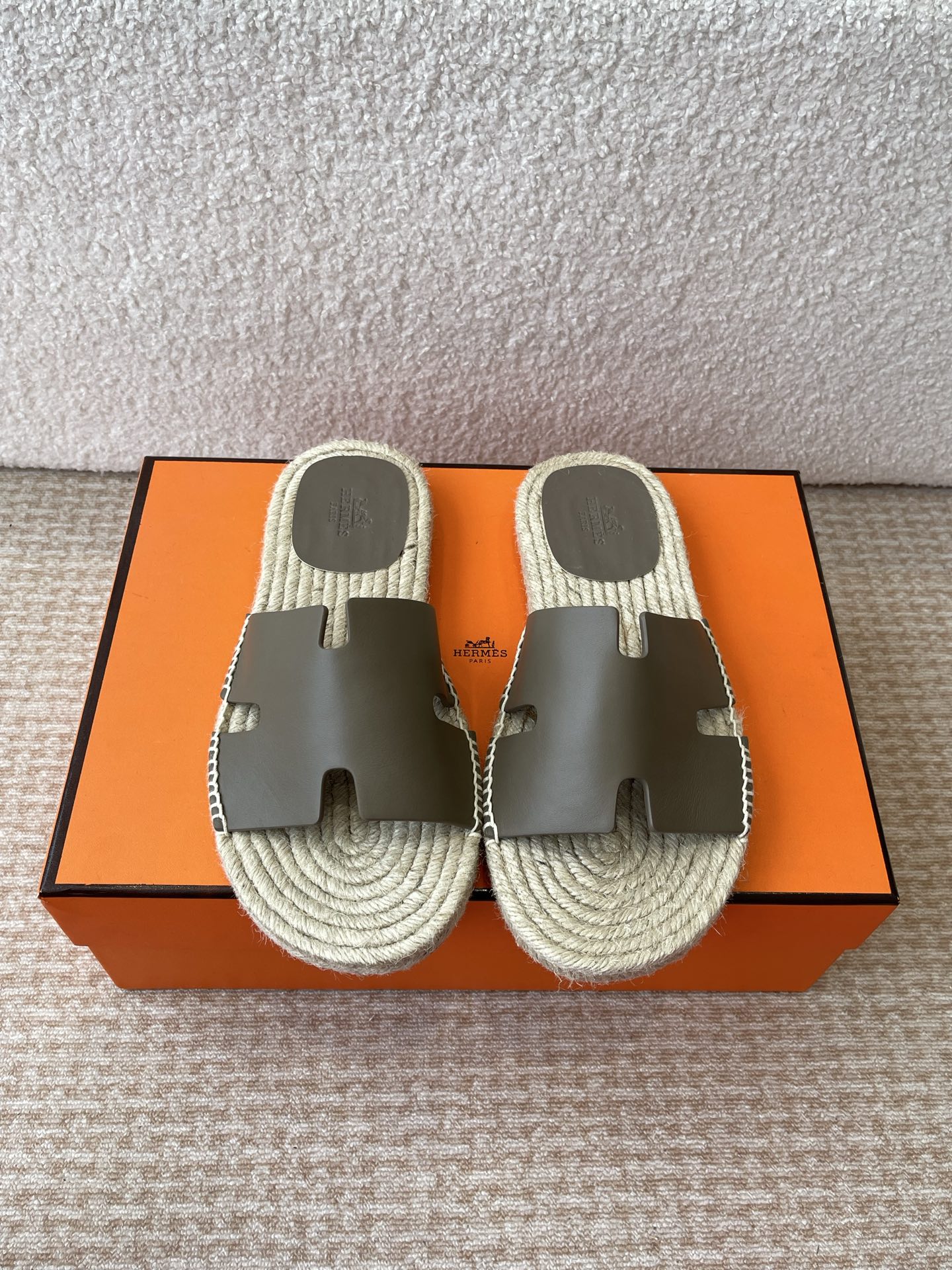 Hermès Hermes 25ss爱马仕春夏 款 男款H拖鞋