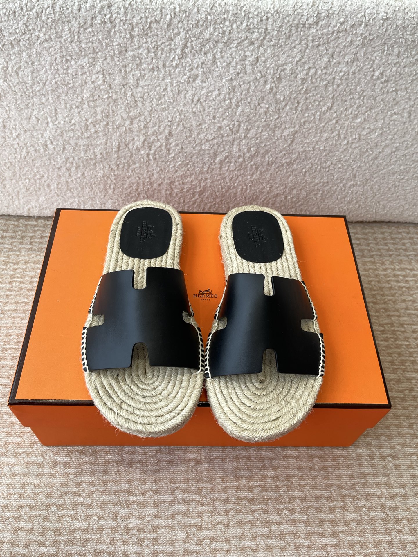Hermès Hermes 25ss爱马仕春夏 款 男款H拖鞋