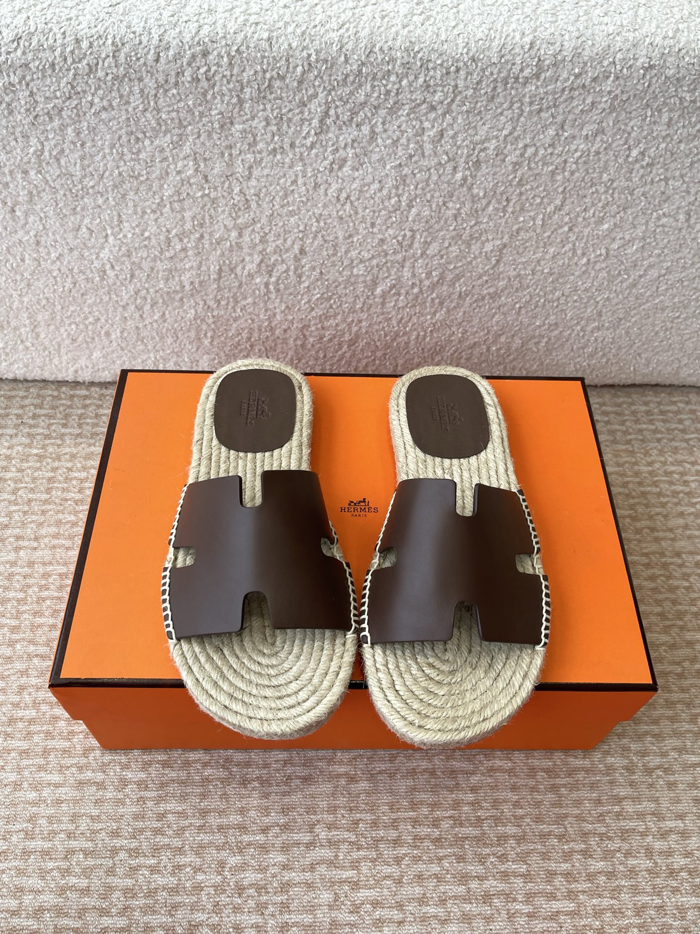 Hermès Hermes 25ss爱马仕春夏 款 男款H拖鞋