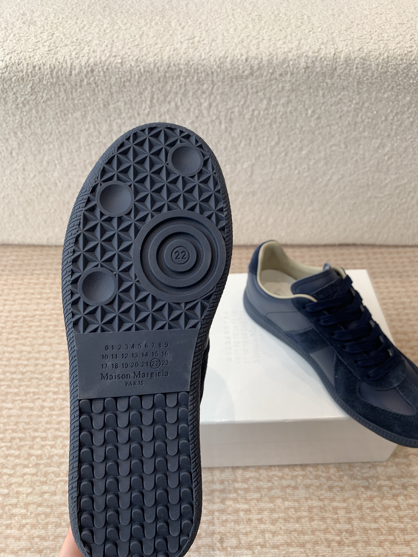P280MaisonMargiela MM6 Margiela Parejas modelos Inkjet graffiti Lienzo zapatos de entrenamiento alem