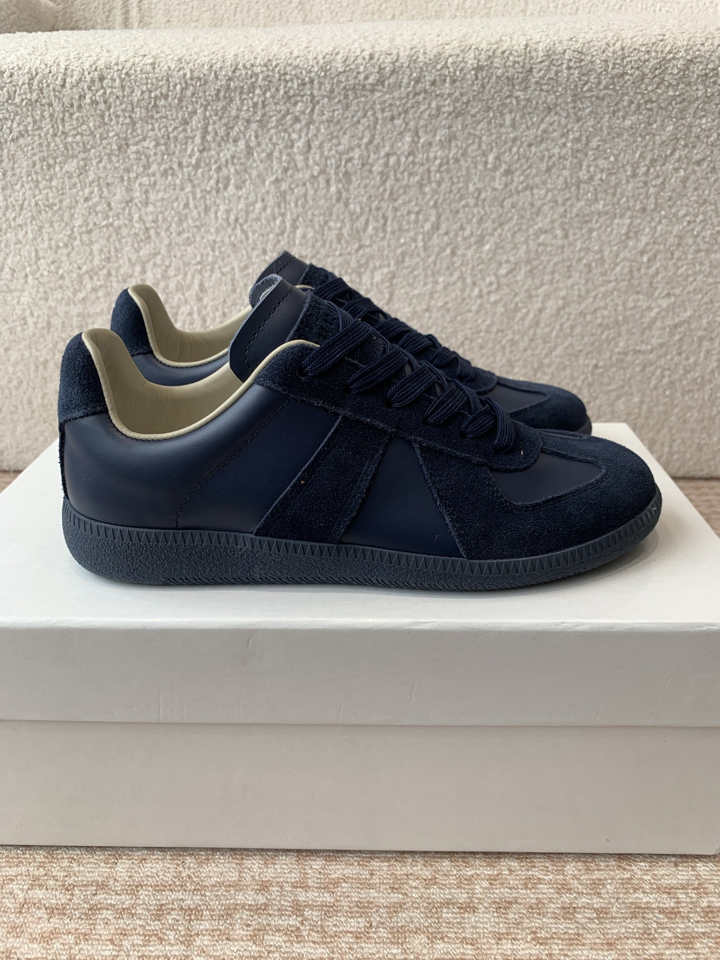 P280MaisonMargiela MM6 Margiela Parejas modelos Inkjet graffiti Lienzo zapatos de entrenamiento alem
