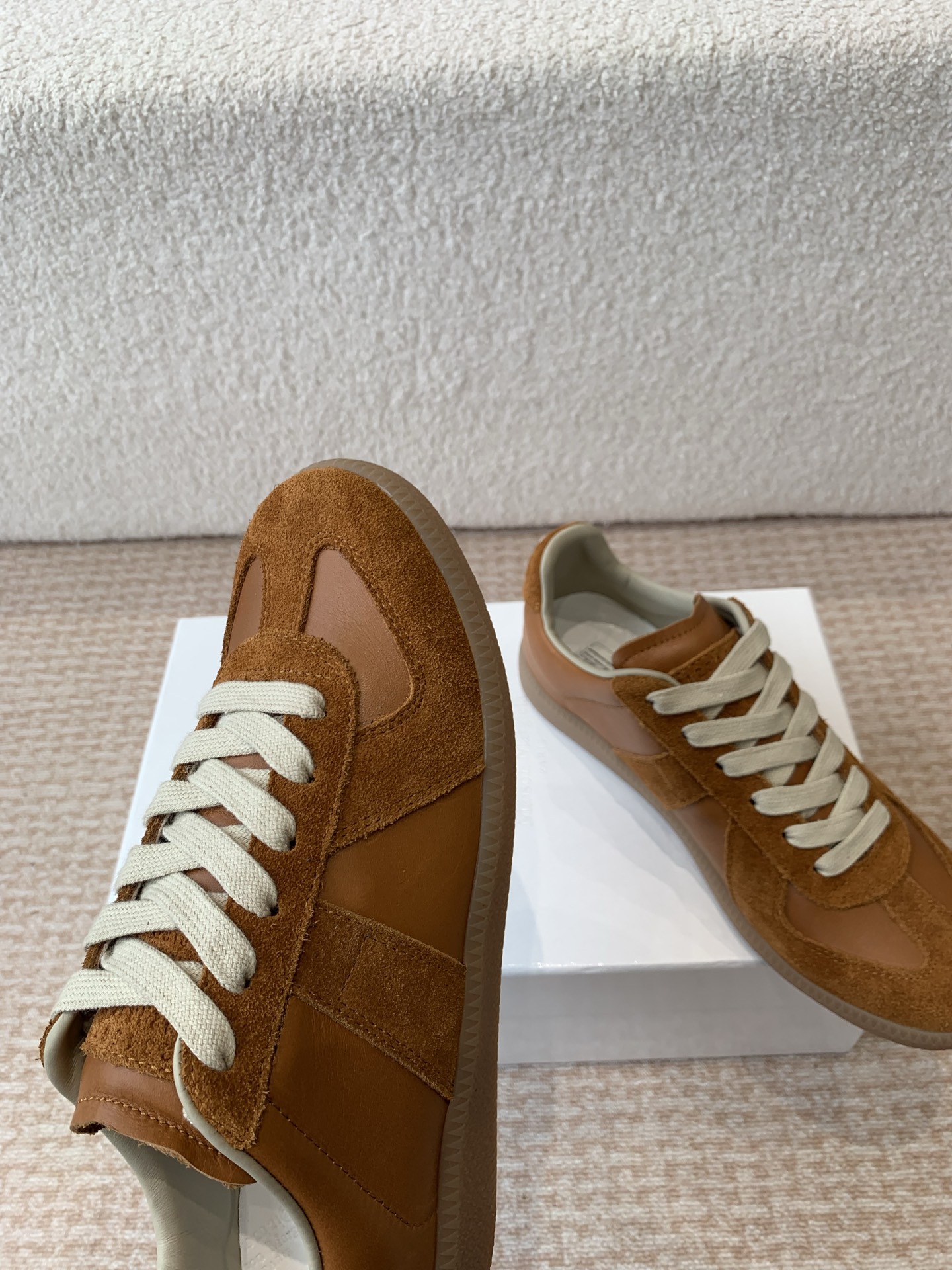 P280MaisonMargiela MM6 Margiela Parejas modelos Inkjet graffiti Lienzo zapatos de entrenamiento alem