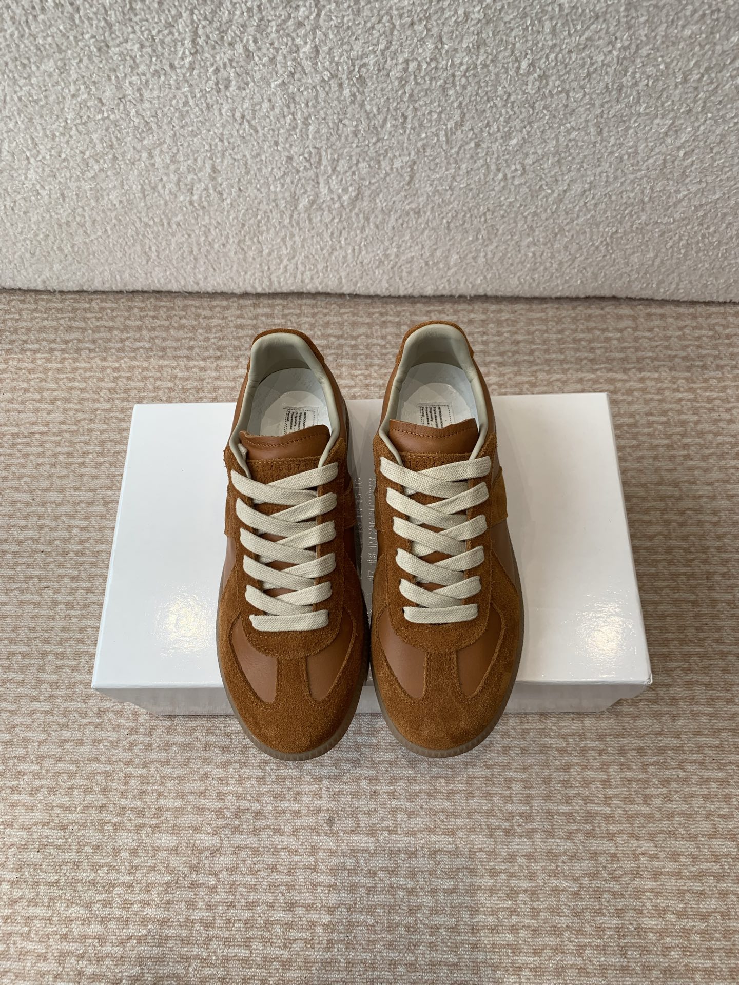 P280MaisonMargiela MM6 Margiela Parejas modelos Inkjet graffiti Lienzo zapatos de entrenamiento alem