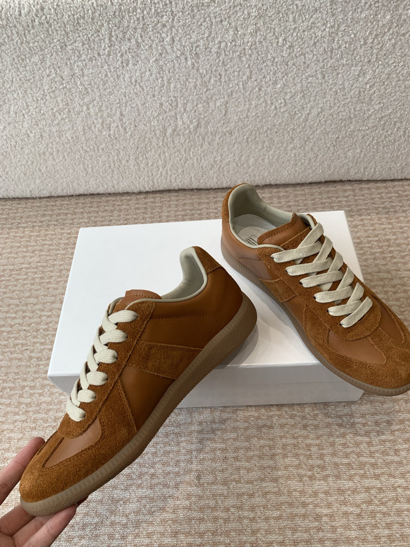 P280MaisonMargiela MM6 Margiela Parejas modelos Inkjet graffiti Lienzo zapatos de entrenamiento alem