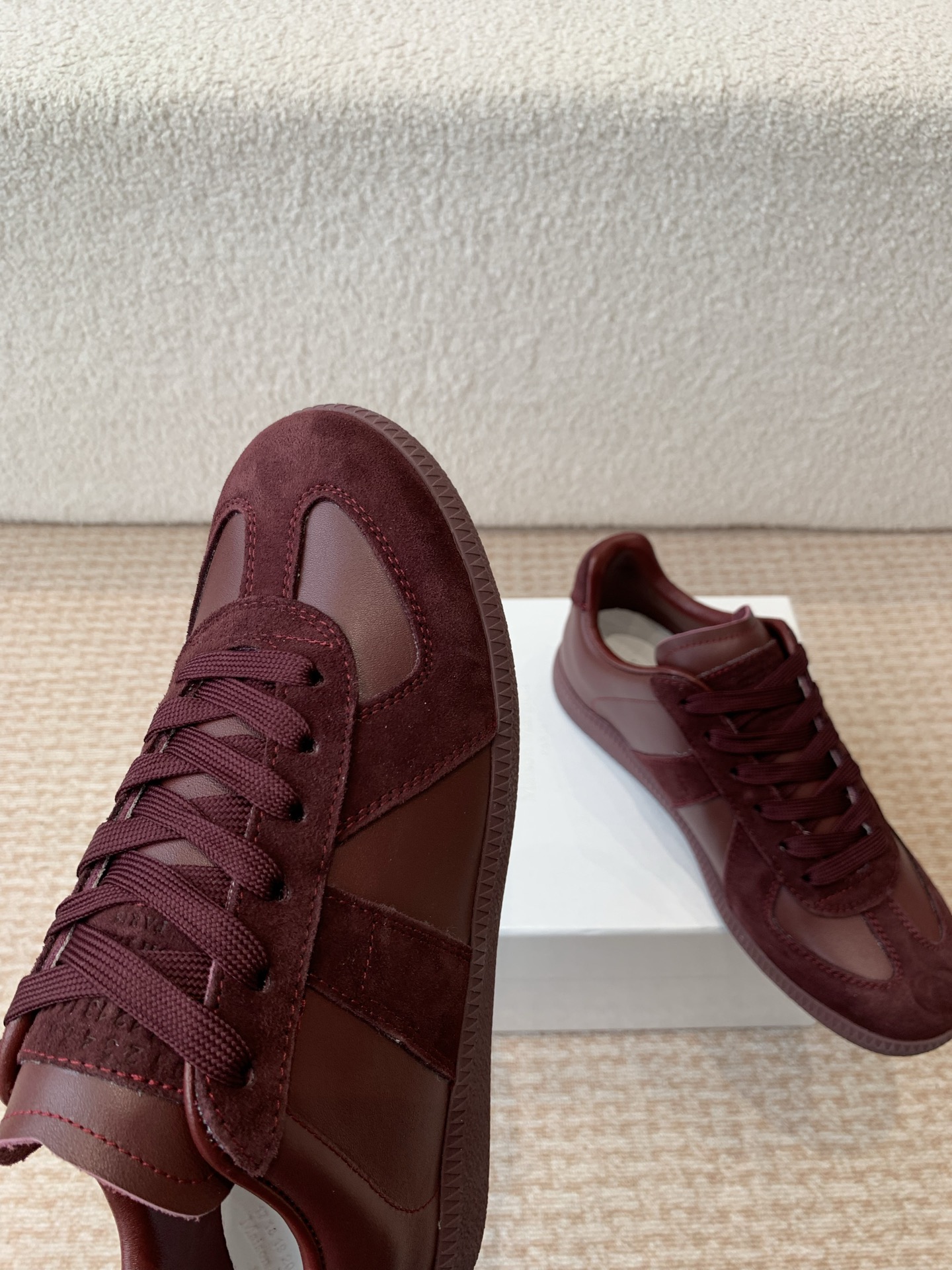 P280MaisonMargiela MM6 Margiela Parejas modelos Inkjet graffiti Lienzo zapatos de entrenamiento alem