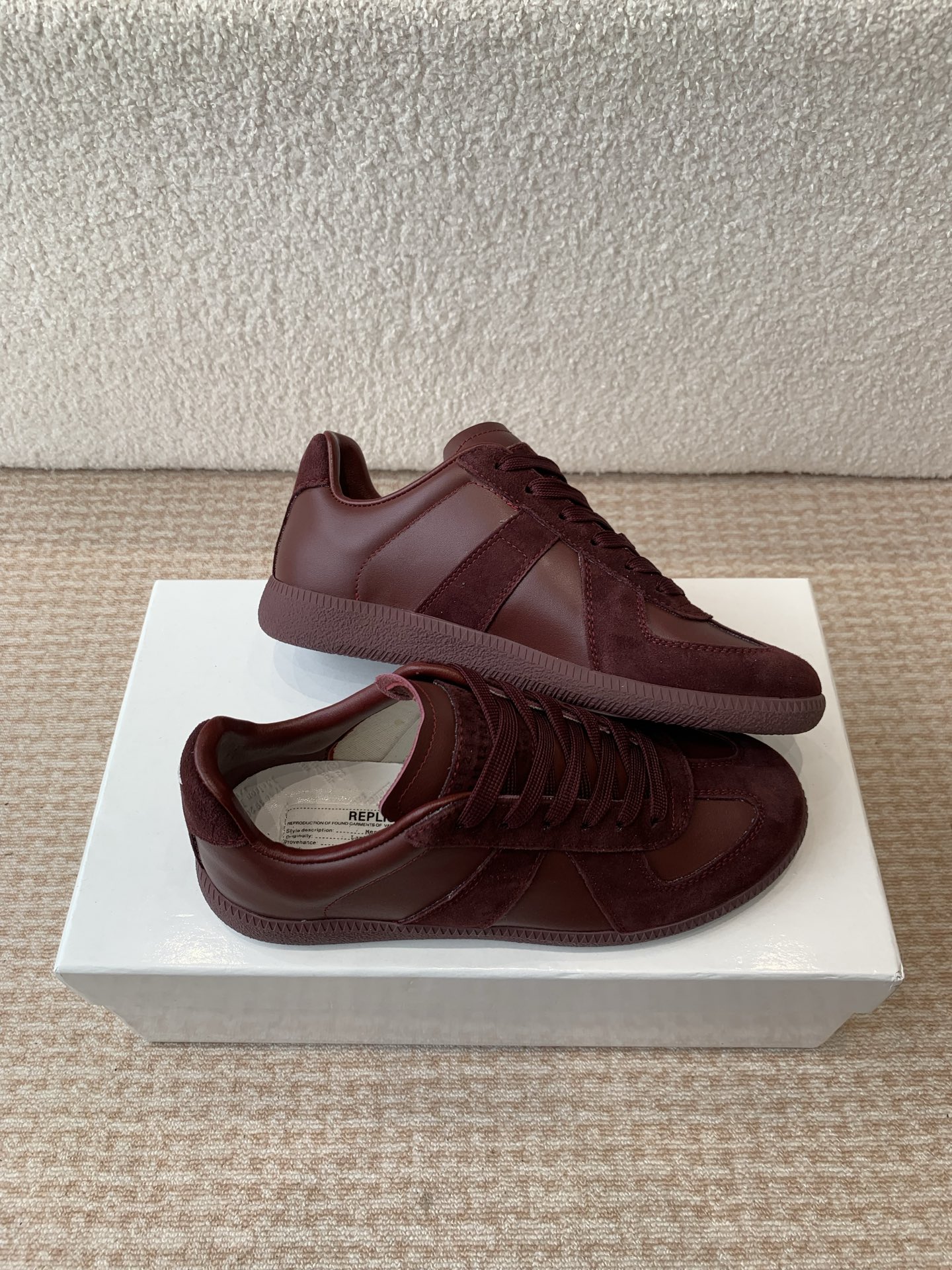 P280MaisonMargiela MM6 Margiela Parejas modelos Inkjet graffiti Lienzo zapatos de entrenamiento alem