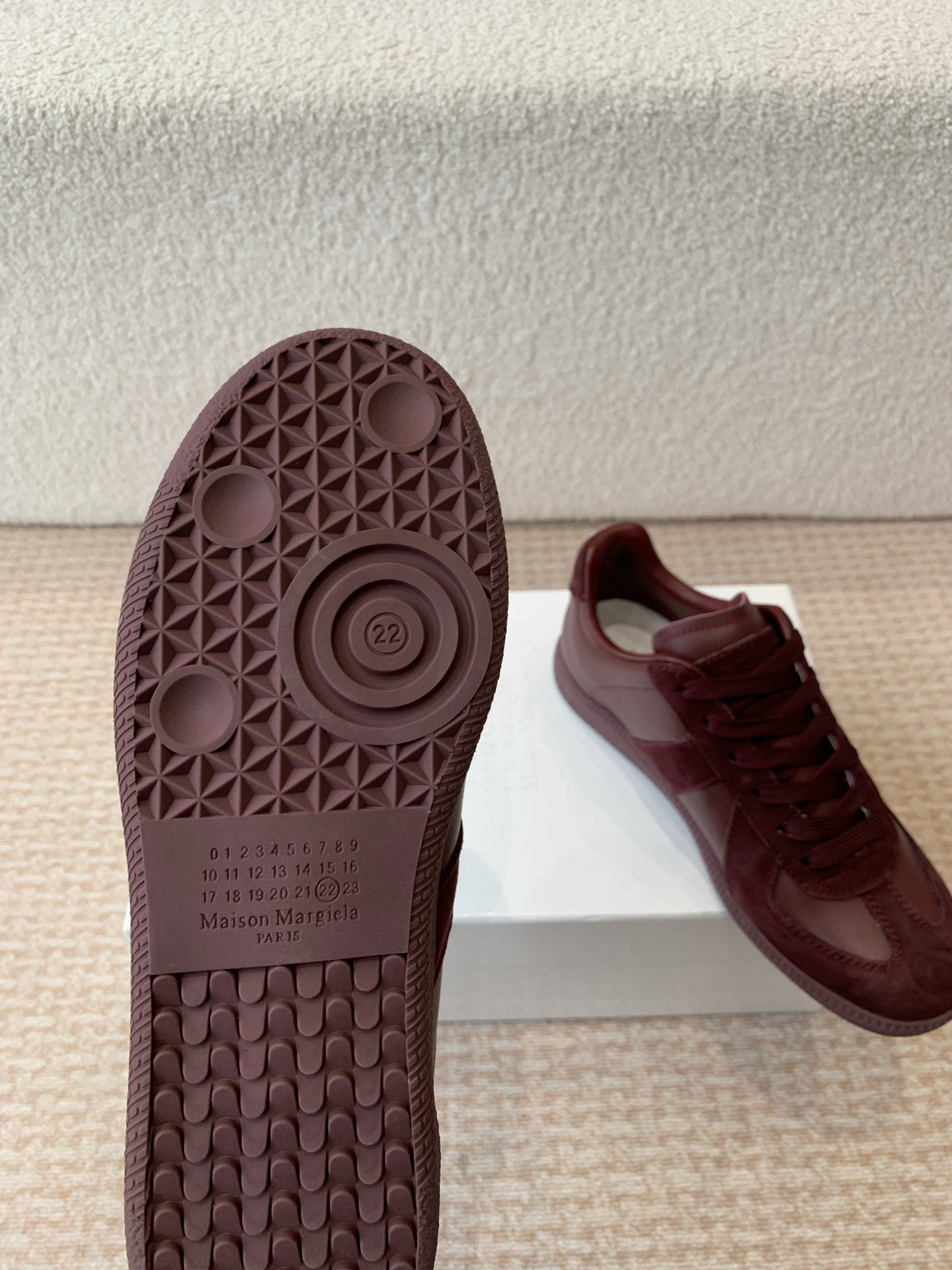 P280MaisonMargiela MM6 Margiela Parejas modelos Inkjet graffiti Lienzo zapatos de entrenamiento alem