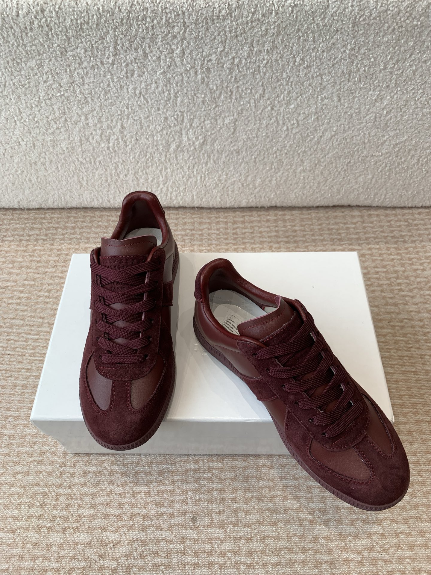 P280MaisonMargiela MM6 Margiela Parejas modelos Inkjet graffiti Lienzo zapatos de entrenamiento alem