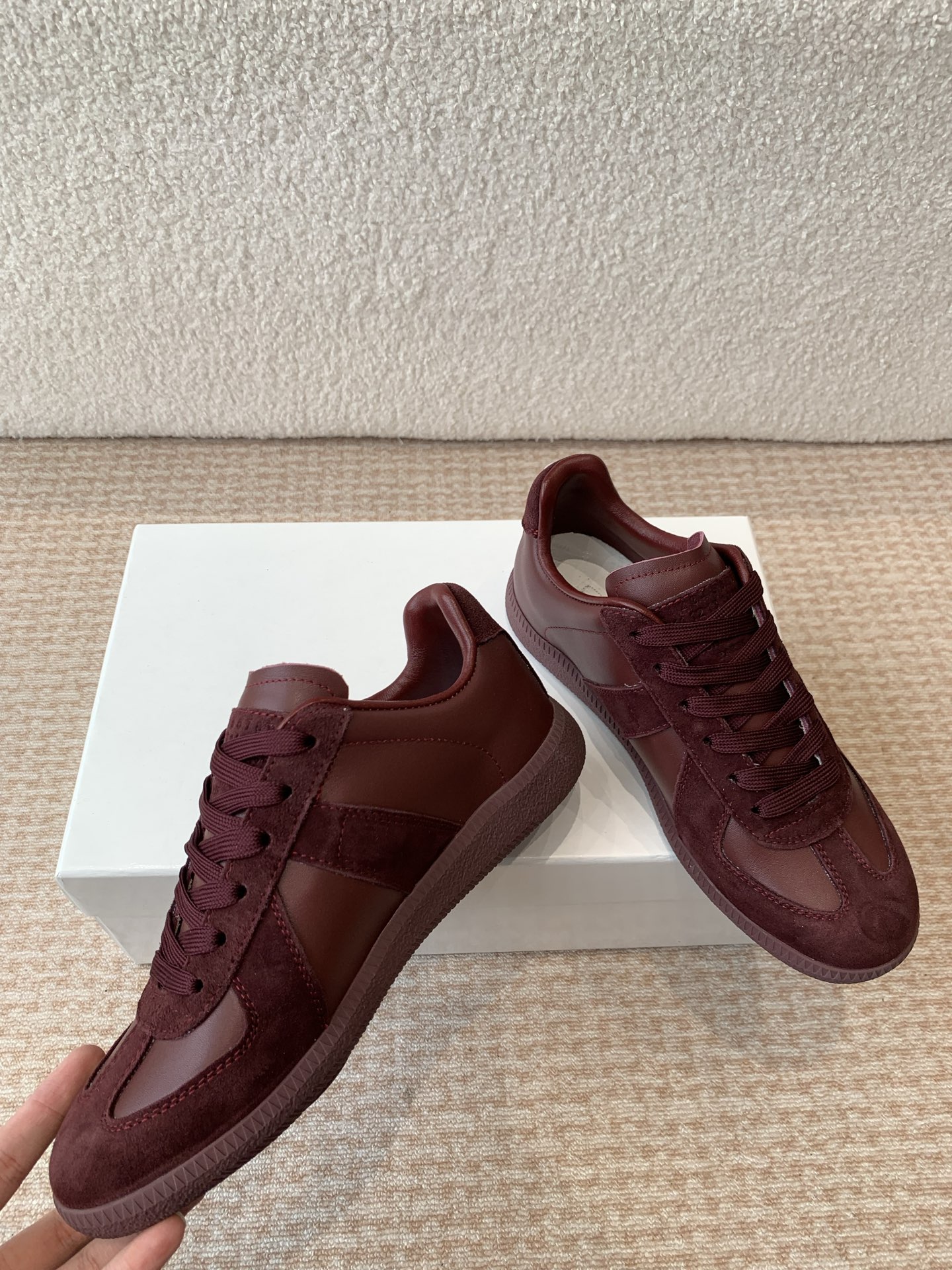P280MaisonMargiela MM6 Margiela Parejas modelos Inkjet graffiti Lienzo zapatos de entrenamiento alem