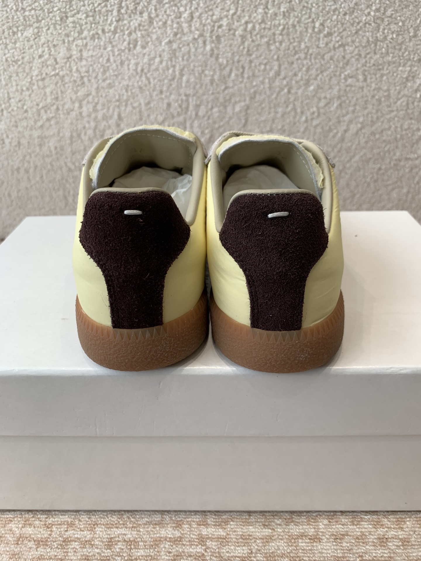 P280MaisonMargiela MM6 Margiela Parejas modelos Inkjet graffiti Lienzo zapatos de entrenamiento alem