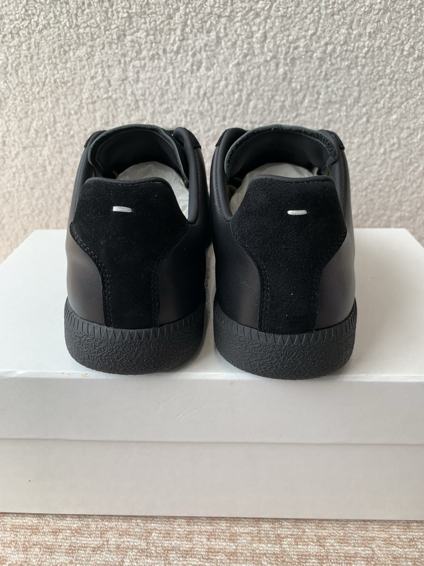 P280MaisonMargiela MM6 Margiela Parejas modelos Inkjet graffiti Lienzo zapatos de entrenamiento alem