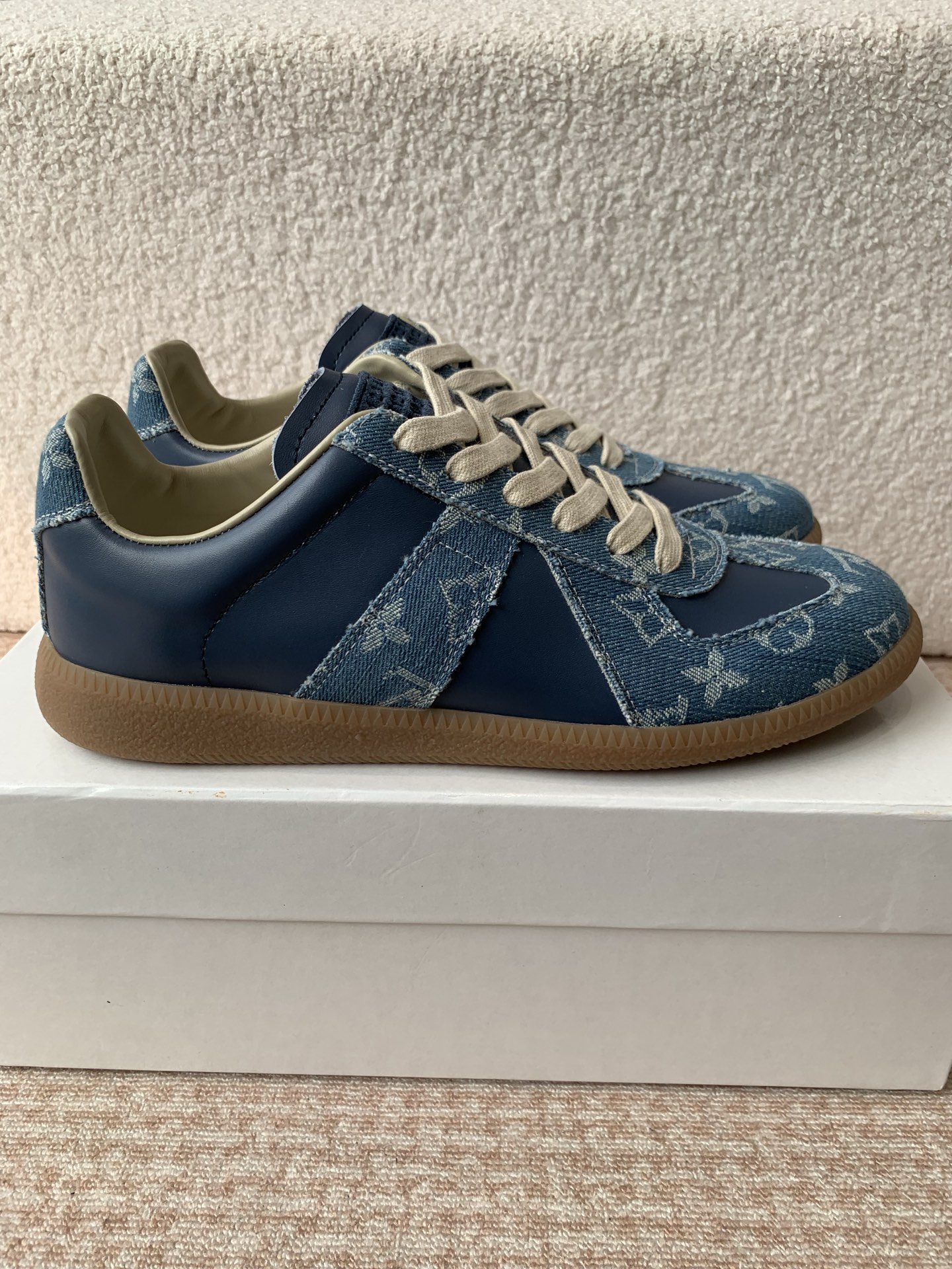 P280MaisonMargiela MM6 Margiela Parejas modelos Inkjet graffiti Lienzo zapatos de entrenamiento alem