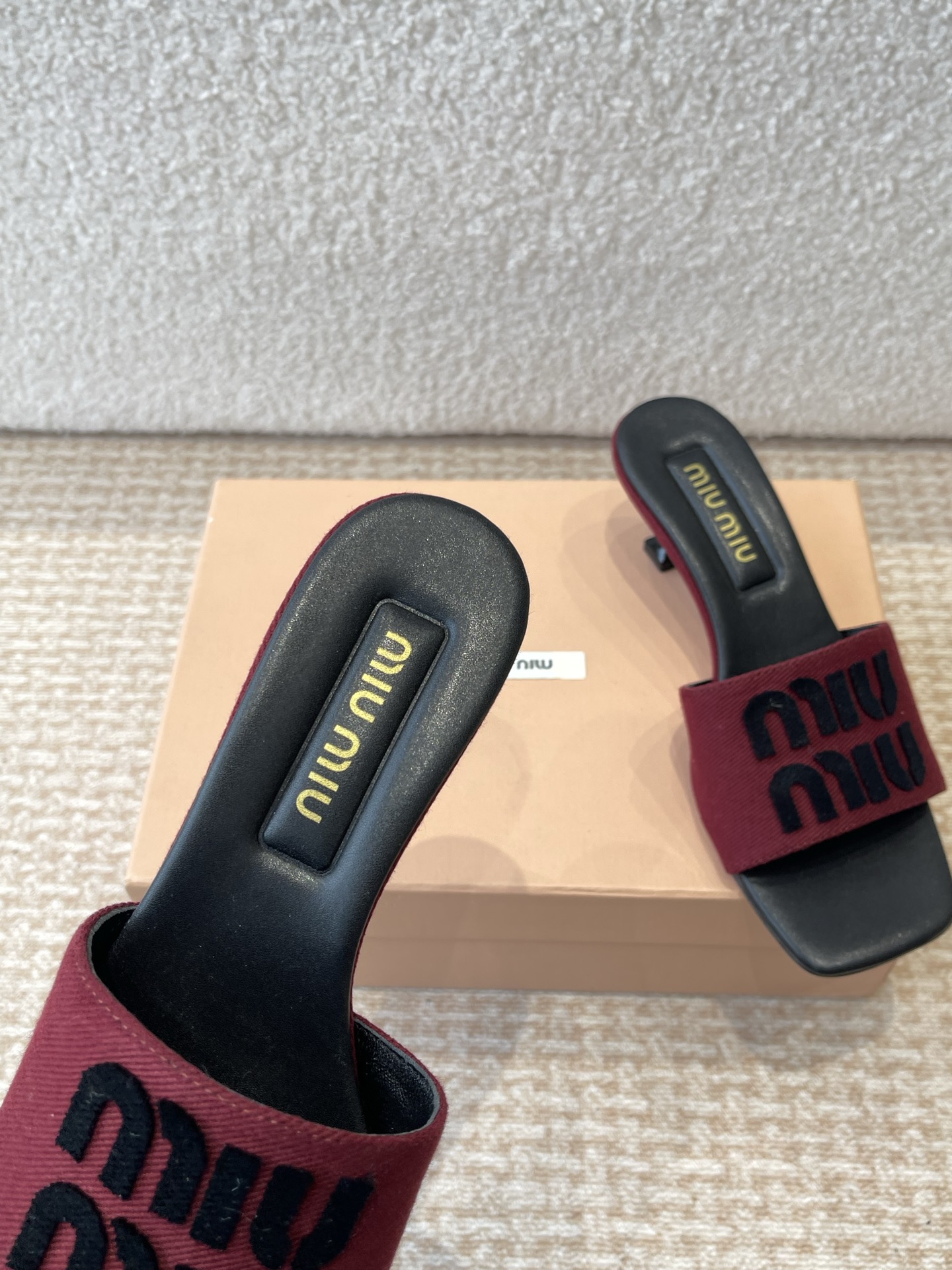 Miu Miu Women's Fabric Heeled Sandals - Comfortable & Stylish Summer Shoes 6 i1745826680109 8713 0 3
