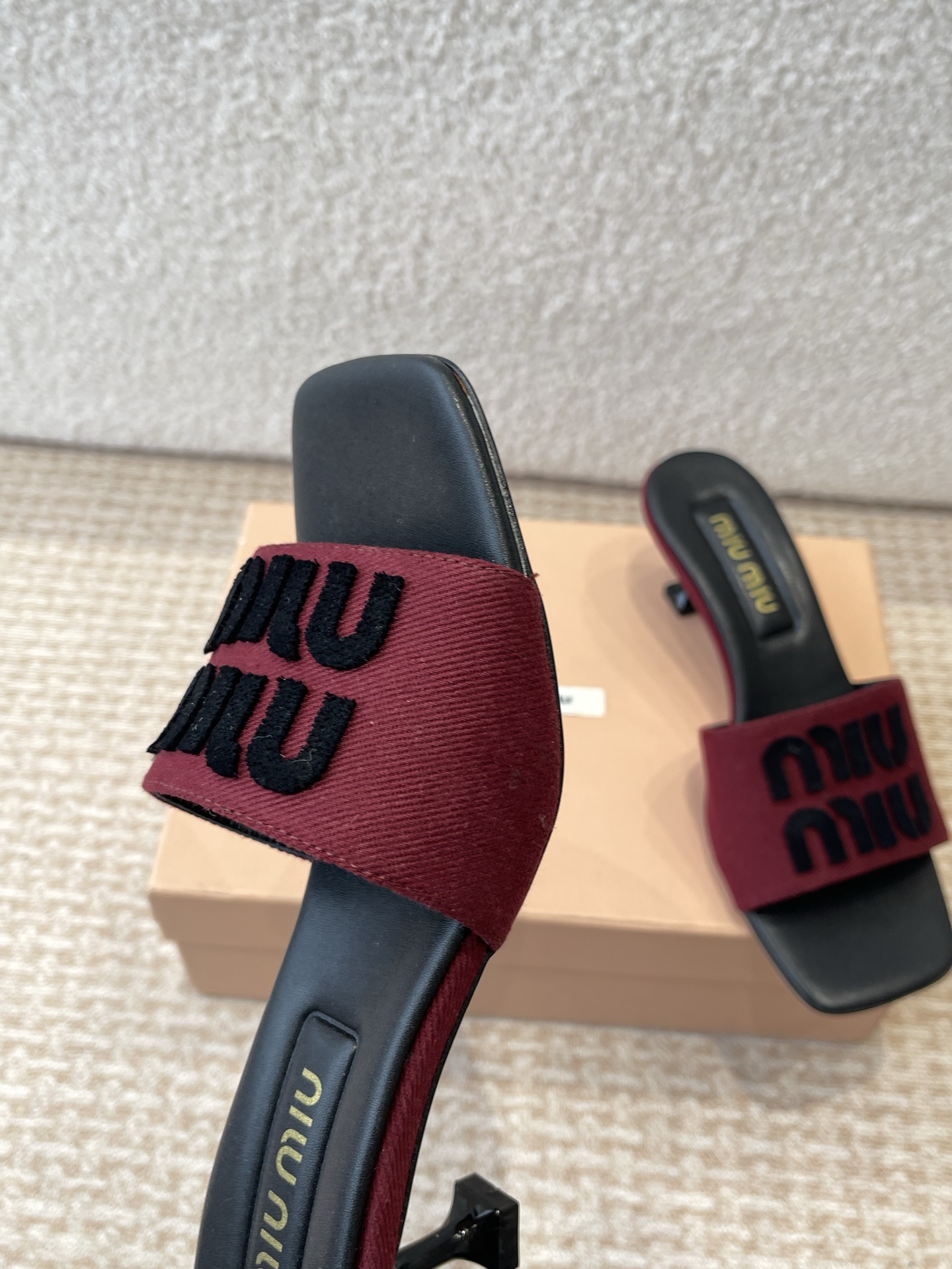 Miu Miu Women's Fabric Heeled Sandals - Comfortable & Stylish Summer Shoes 8 i1745826680207 8253 0 6