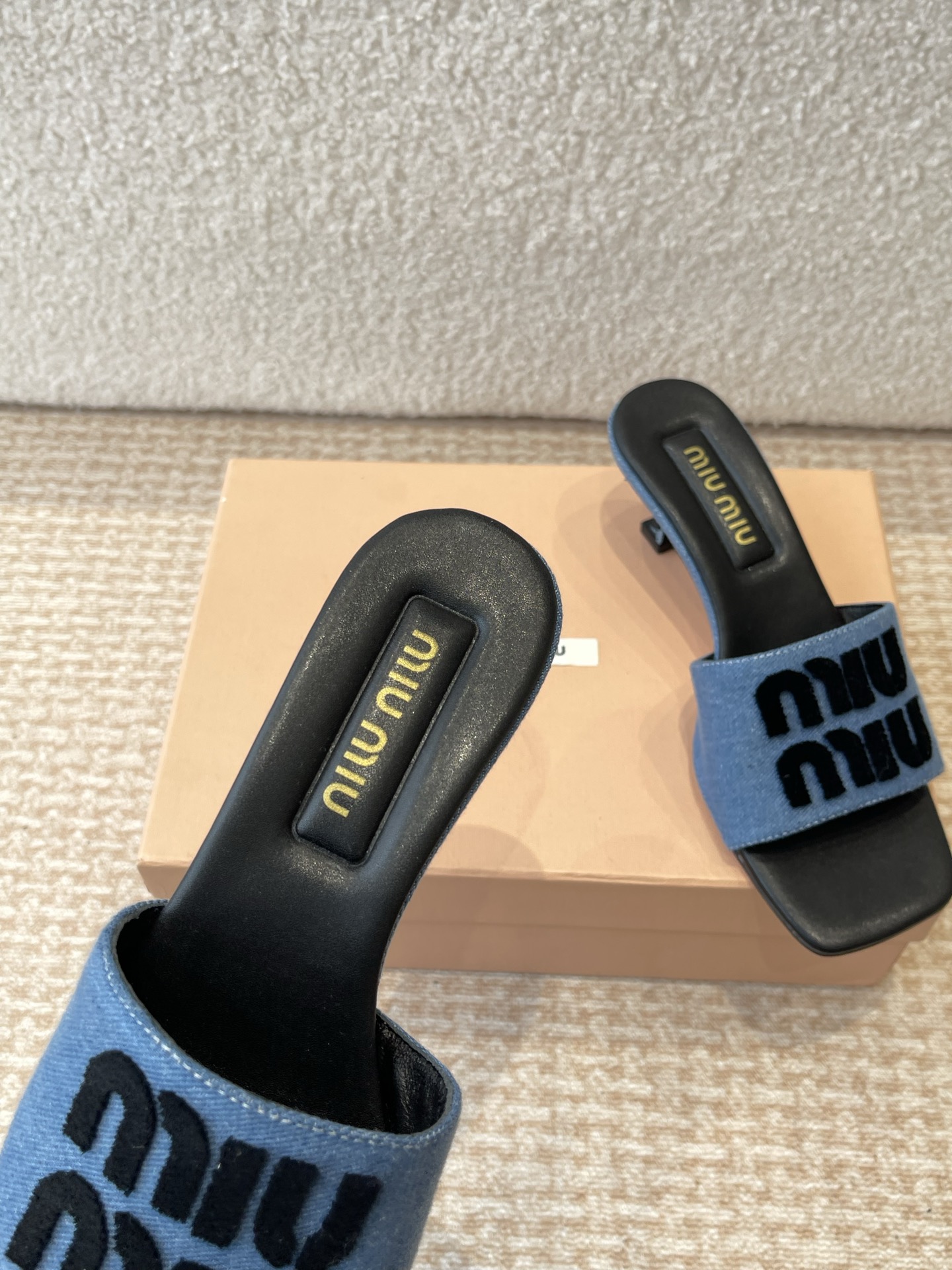 Miu Miu Denim Heeled Sandals - Summer Essential, Stylish & Comfortable 6 i1745826710339 720 0 3