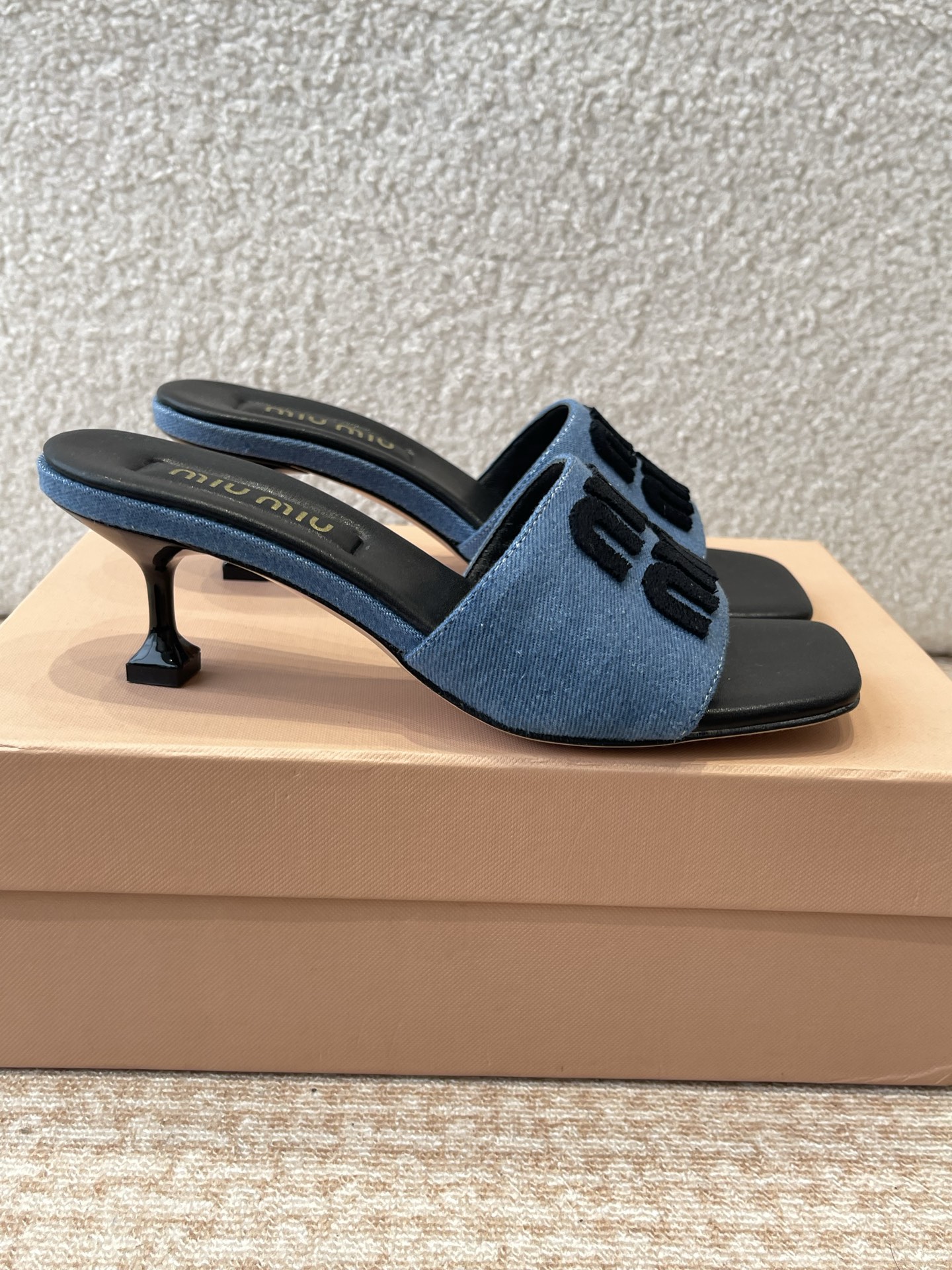Miu Miu Denim Heeled Sandals - Summer Essential, Stylish & Comfortable 4 i1745826710524 4885 0 1