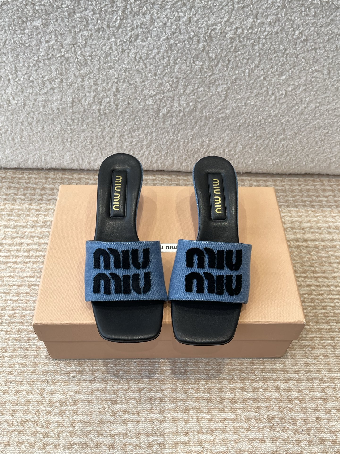 Miu Miu Denim Heeled Sandals - Summer Essential, Stylish & Comfortable 3 i1745826712382 6893 0 0