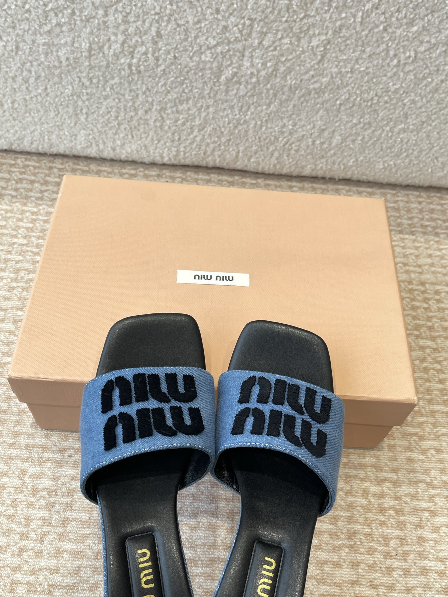Miu Miu Denim Heeled Sandals - Summer Essential, Stylish & Comfortable 7 i1745826712414 280 0 5