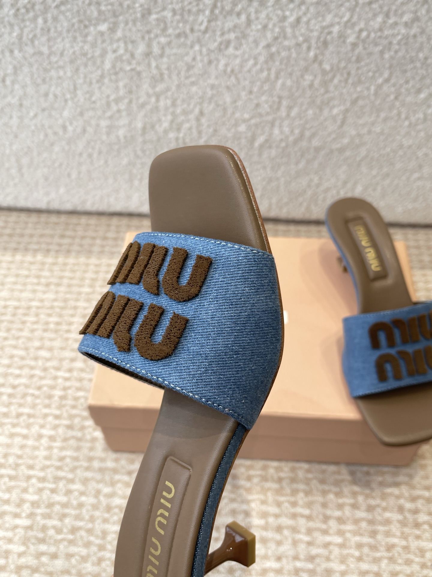 Miu Miu Denim Mules, Summer Essential, Comfortable & Chic, Size 35-39 9 i1745826739387 7347 0 7