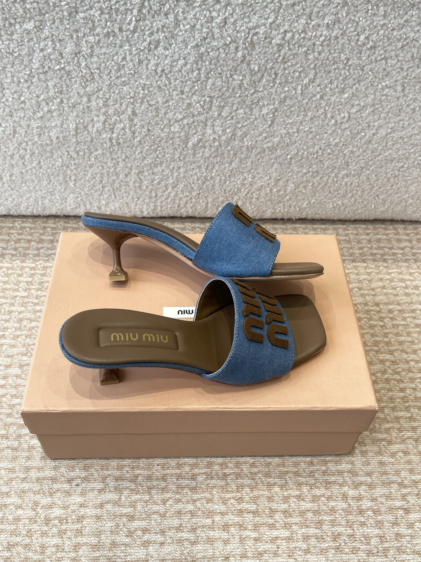 Miu Miu Denim Mules, Summer Essential, Comfortable & Chic, Size 35-39 6 i1745826746868 4560 0 3