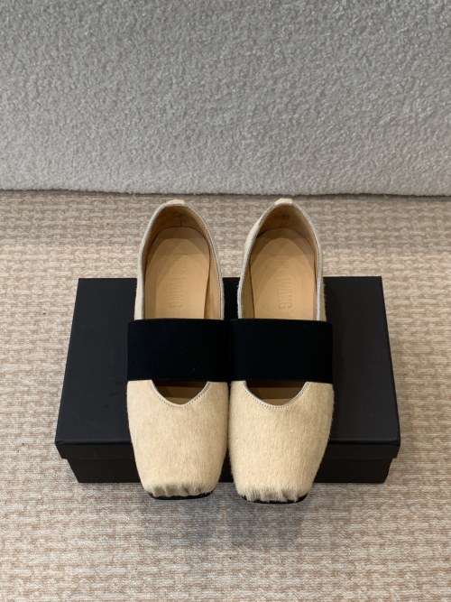 UMA WANG Ballet Flats Vintage Distressed Leather Shoes Women Shoes Size 35-39 1 UMA WANG Ballet Flats Vintage Distressed Leather Shoes Women Shoes Size 35-39