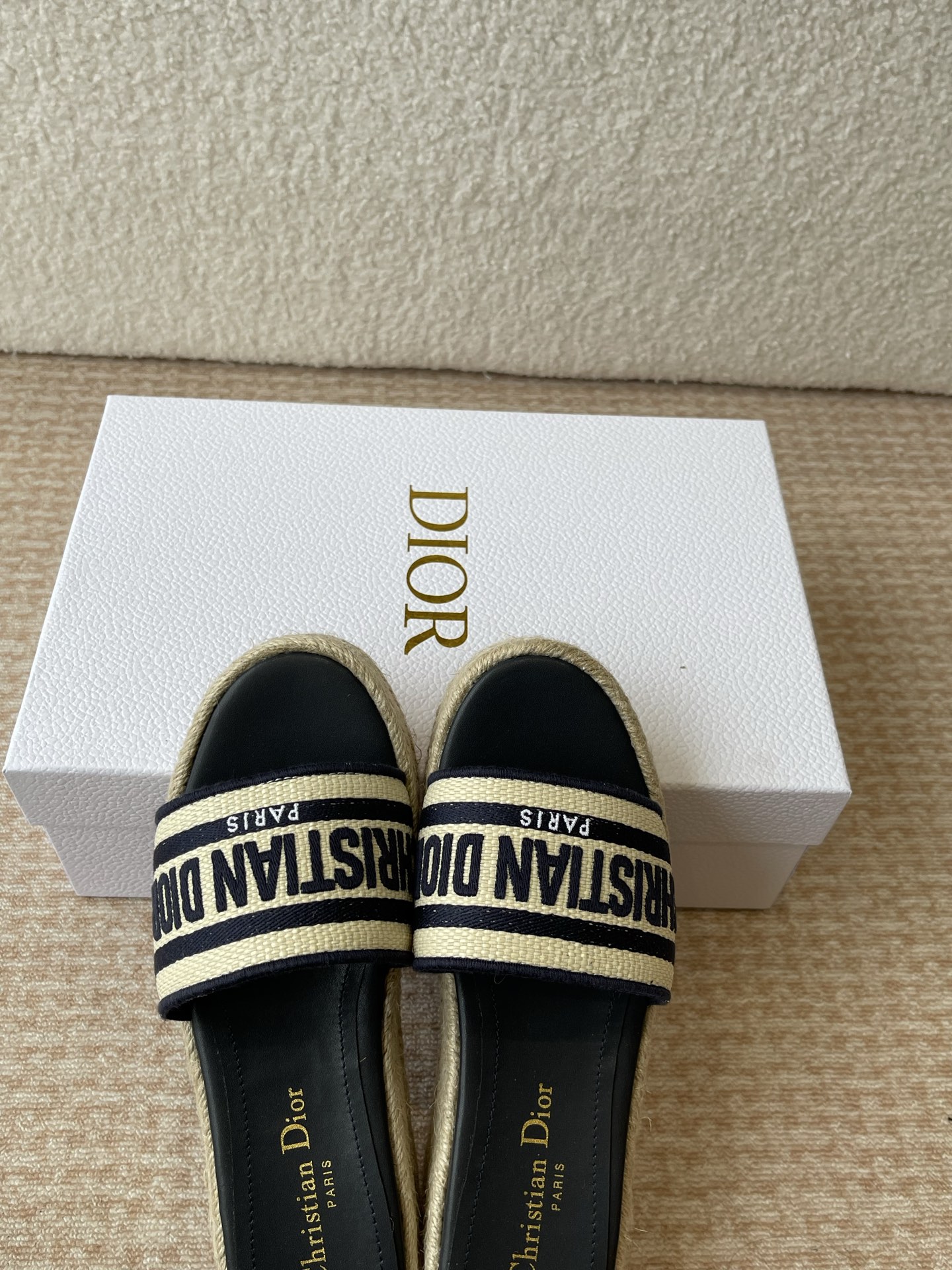 Dior Dior 迪奥 25ss 春夏新款 IVIETA DWAY 渔夫一字拖鞋
