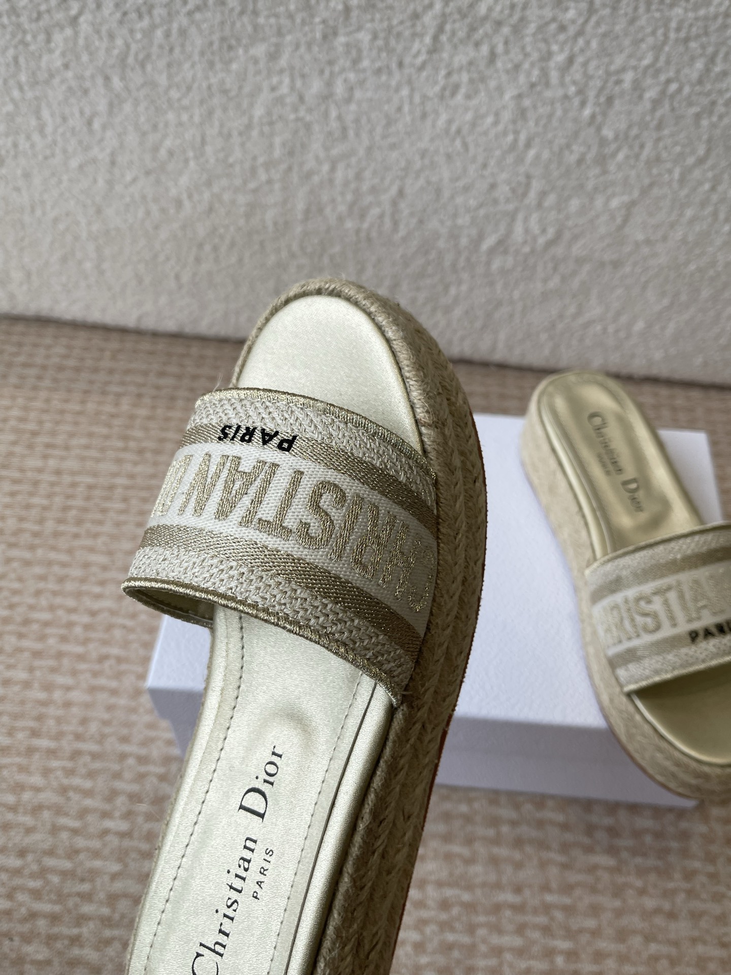 Dior Dior 迪奥 25ss 春夏新款 IVIETA DWAY 渔夫一字拖鞋