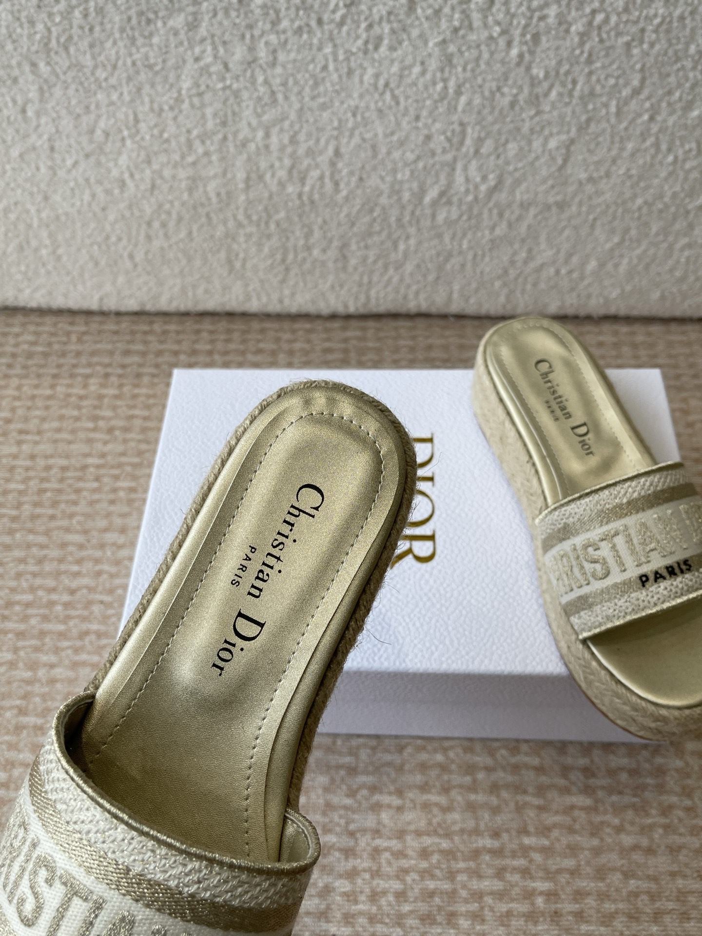 Dior Dior 迪奥 25ss 春夏新款 IVIETA DWAY 渔夫一字拖鞋