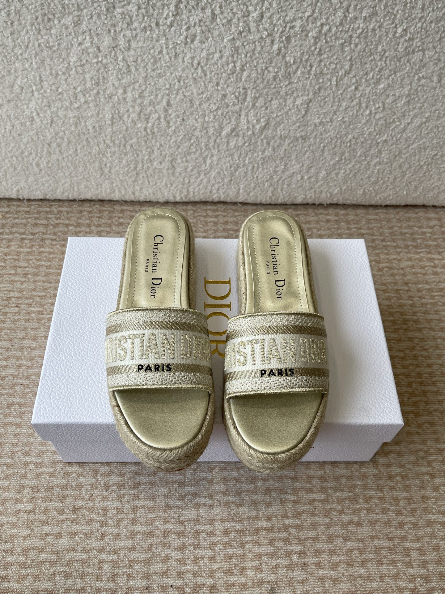 Dior Dior 迪奥 25ss 春夏新款 IVIETA DWAY 渔夫一字拖鞋