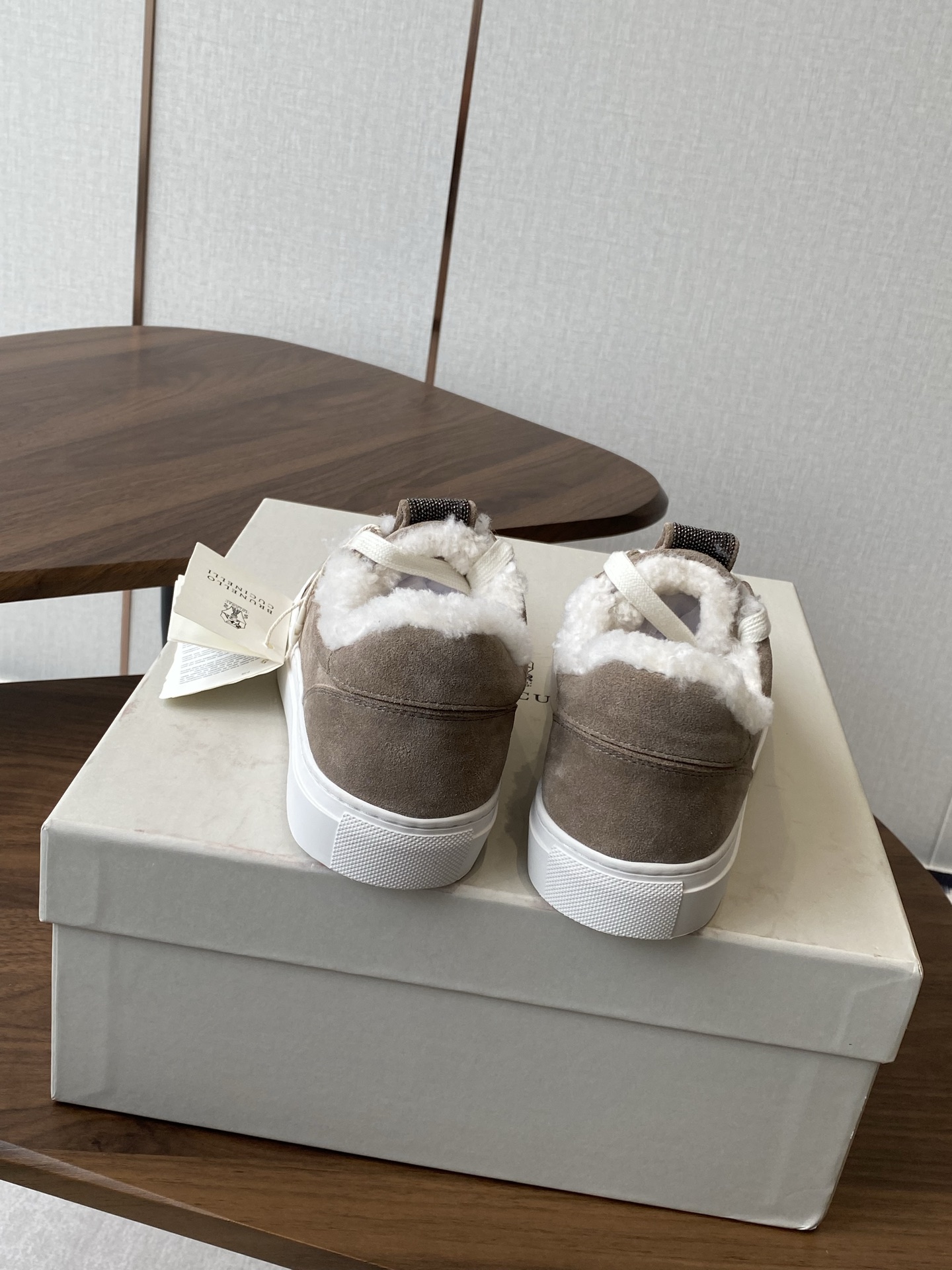Latest Brumello Cucinelli Tie: Wool Shoes with Unique Design and TPU Sole - 图片 8
