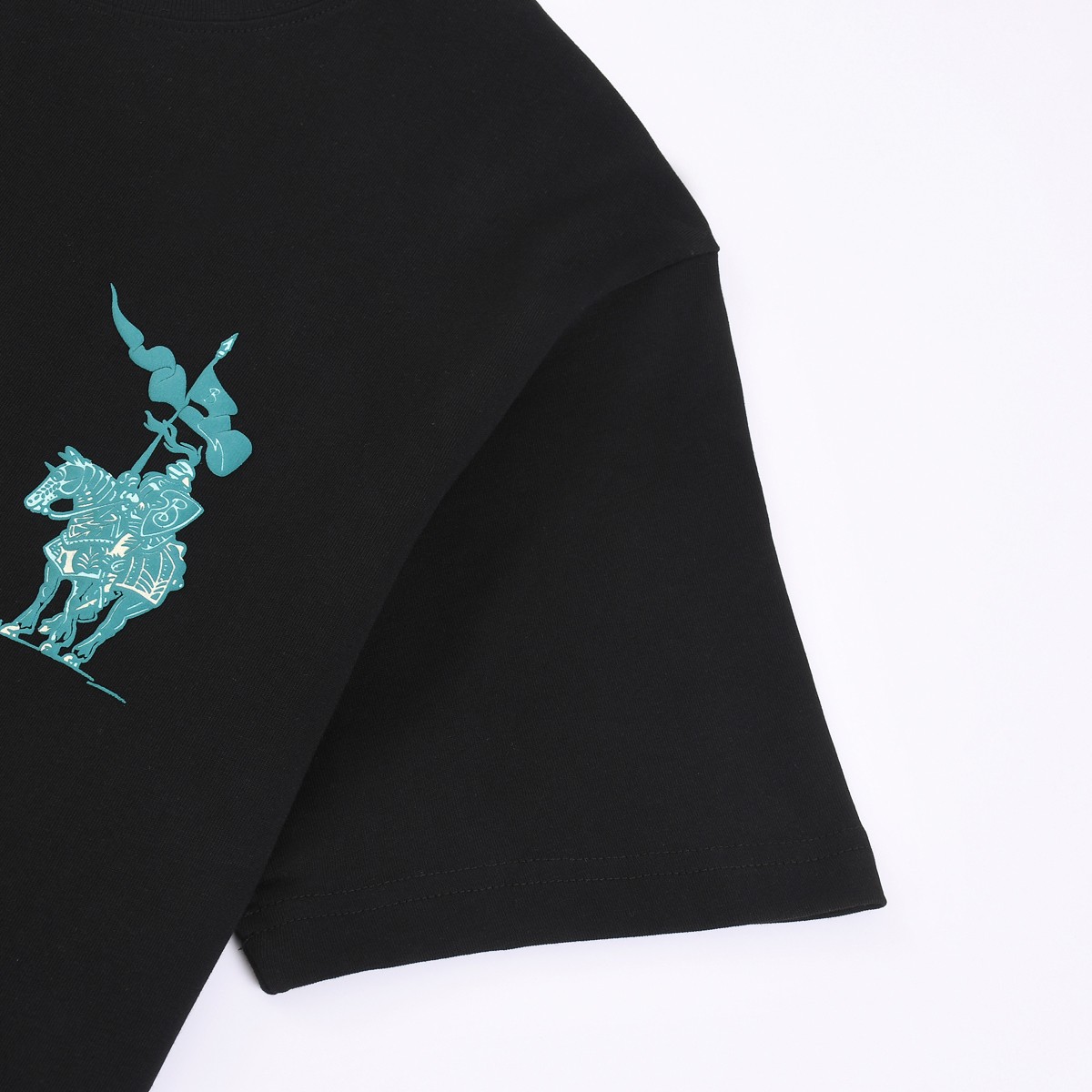 Soft, Cozy, Elastic Black Almond Micro-T Fabric with Veils – Size XS-L - 图片 3