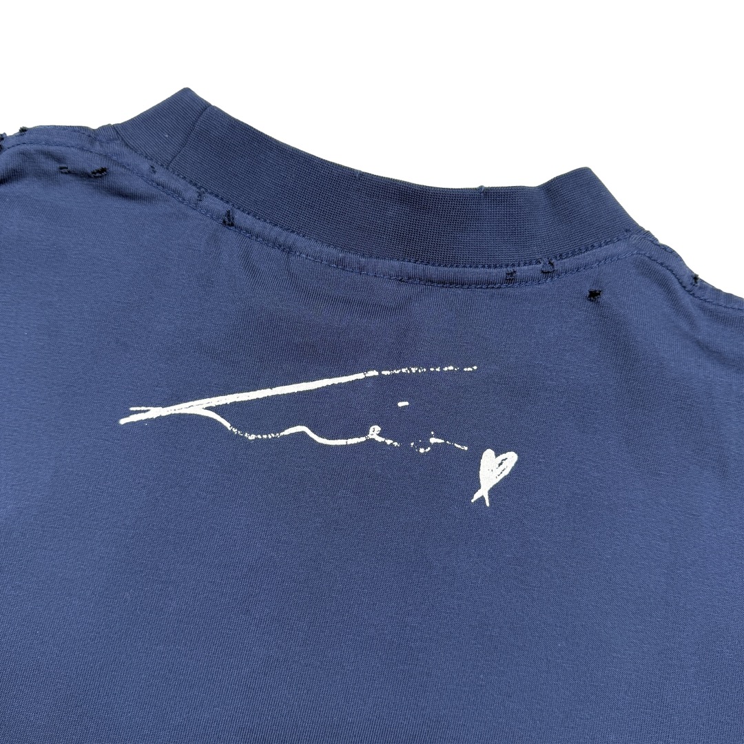 Balenciag* 巴黎世家 人像系列 pp krit印花短袖 码数XS-L p150