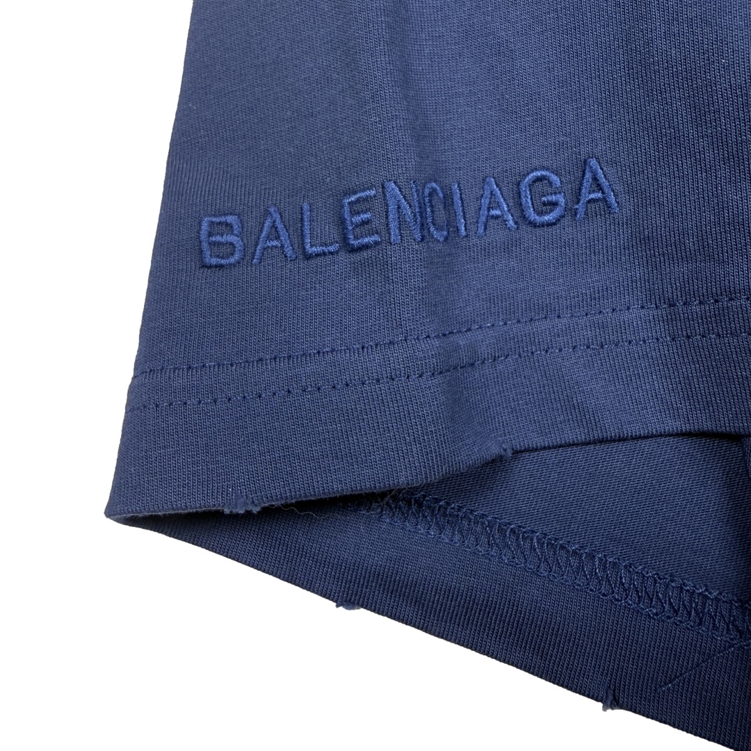 Balenciag* 巴黎世家 人像系列 pp krit印花短袖 码数XS-L p150