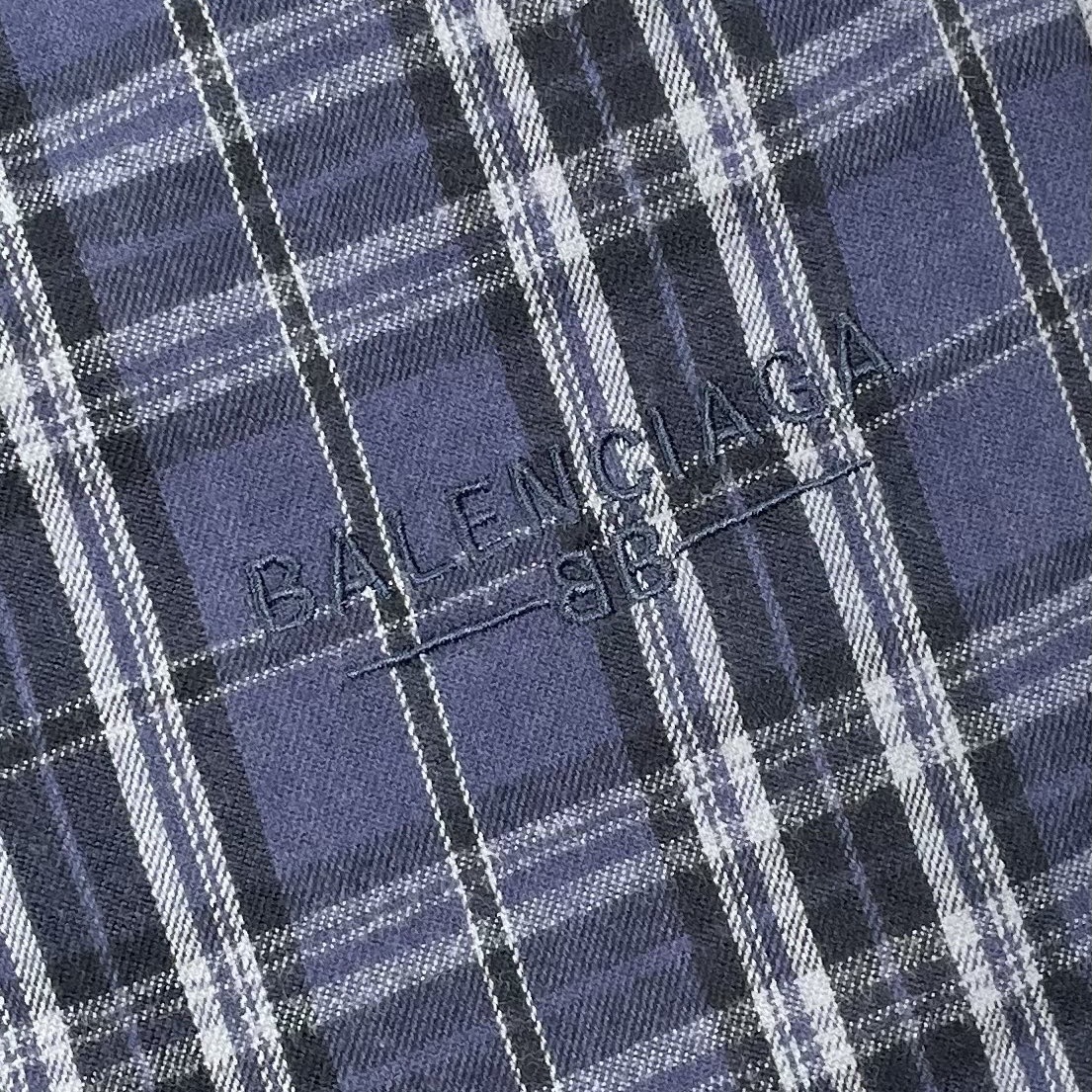 Balenciaga Balenciaga 巴黎世家 格纹法兰绒长裤 码数XS-L