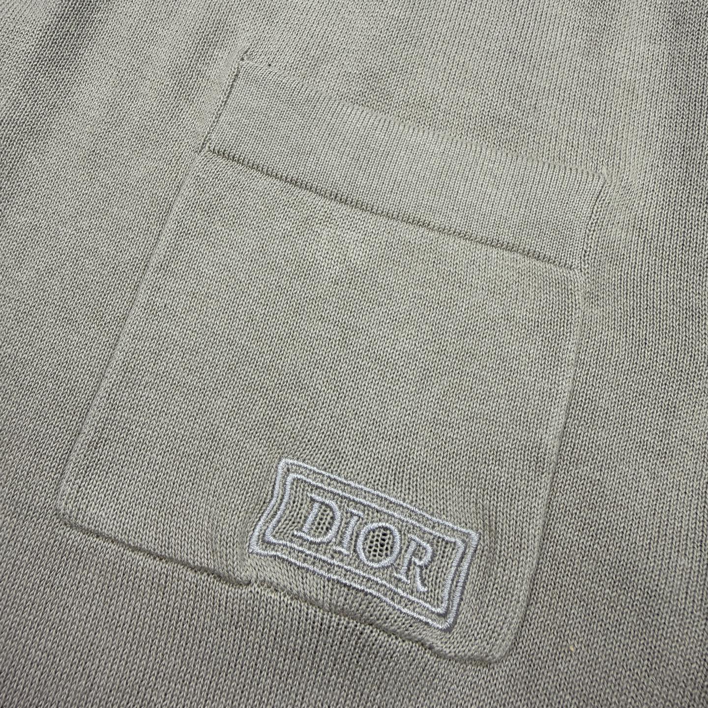 Dior Dior 字母标识刺绣针织短Polo衫 码数S-XL