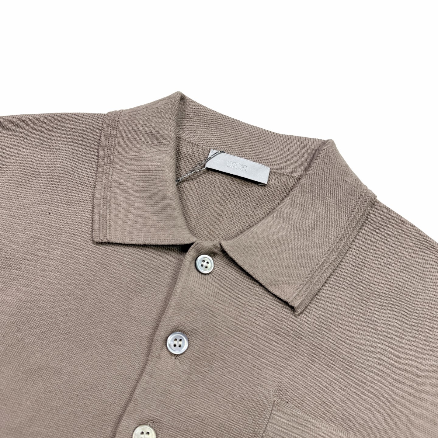 Dior Dior 字母标识刺绣针织短Polo衫 码数S-XL