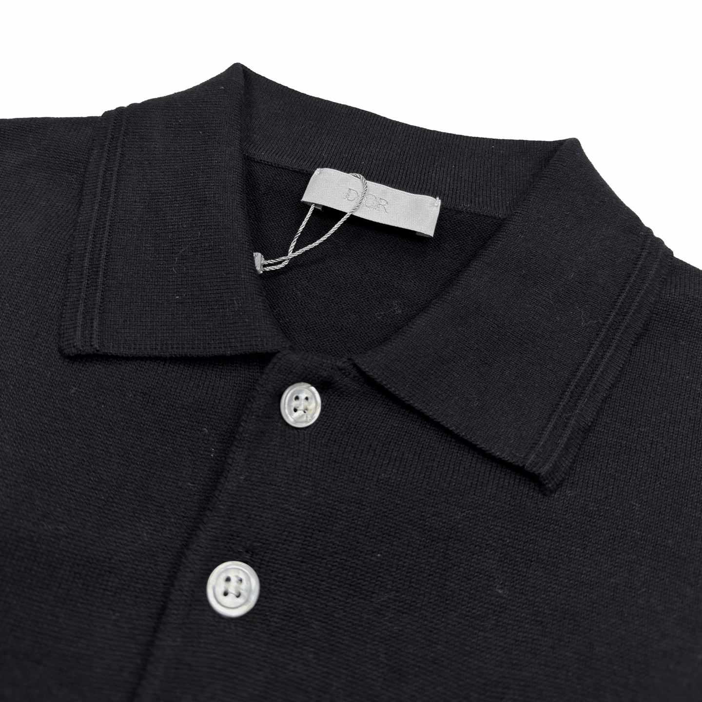 Dior Dior 字母标识刺绣针织短Polo衫 码数S-XL