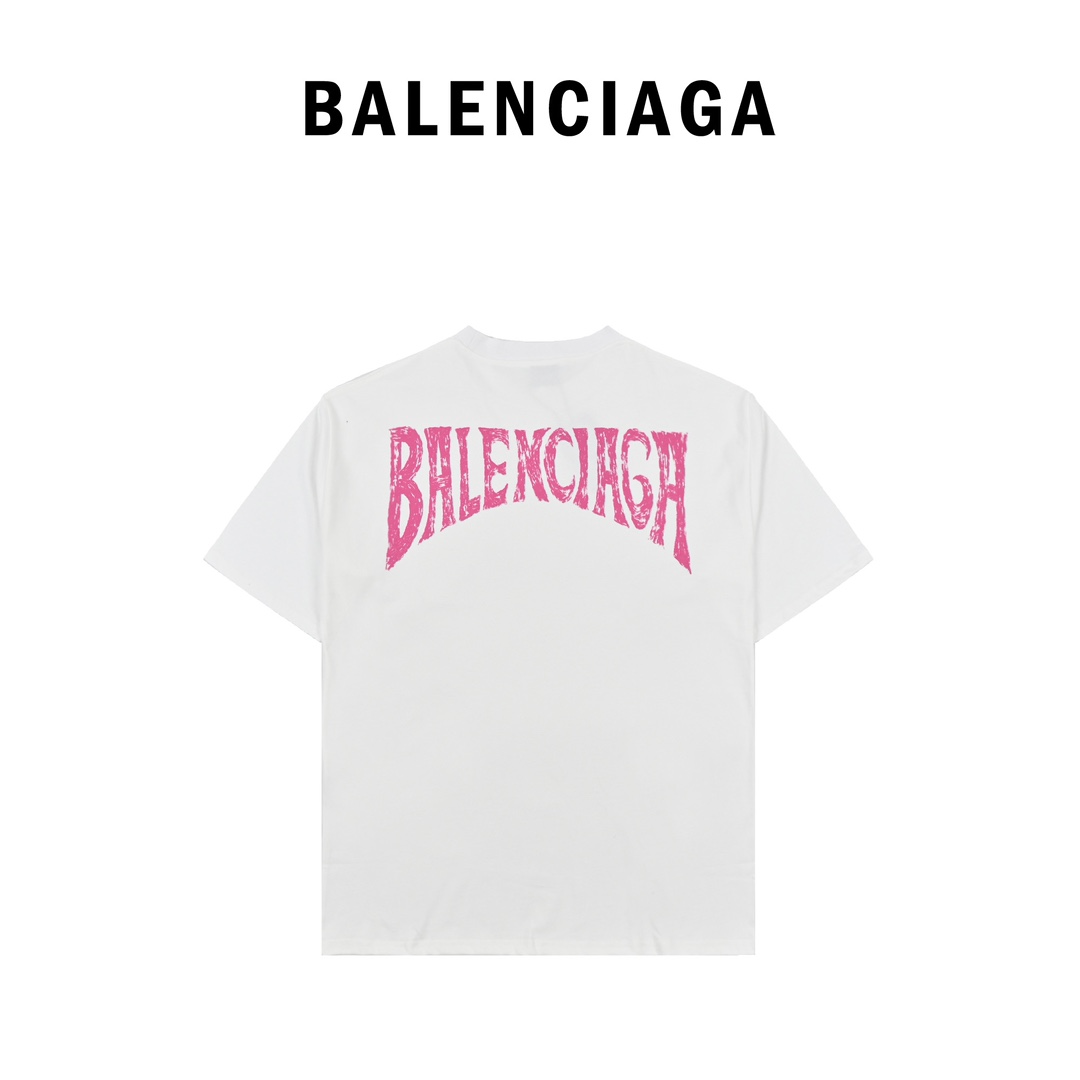 Balenciaga巴黎世家24新品度假风PARIS短袖T恤