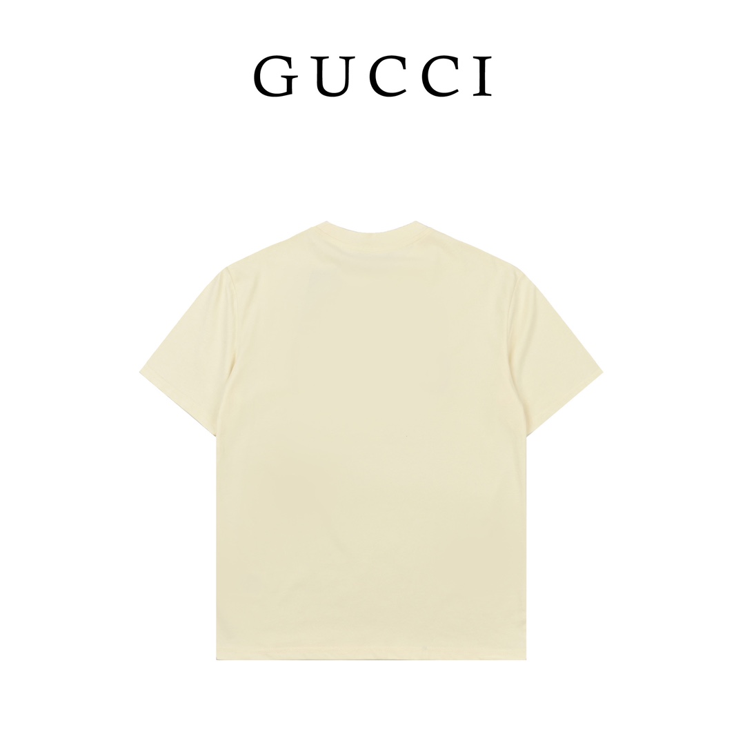 Gucci古驰粉色字母刺绣logo图案短袖-Chinese UA Cheap High Quatity Brand Clothes Bags handbags Sneakers wholesale wholesaler seller from China Factory suppliers Fashion Clothing Shoes best Quality Beautiful Price Gucci古驰粉色字母刺绣logo图案短袖